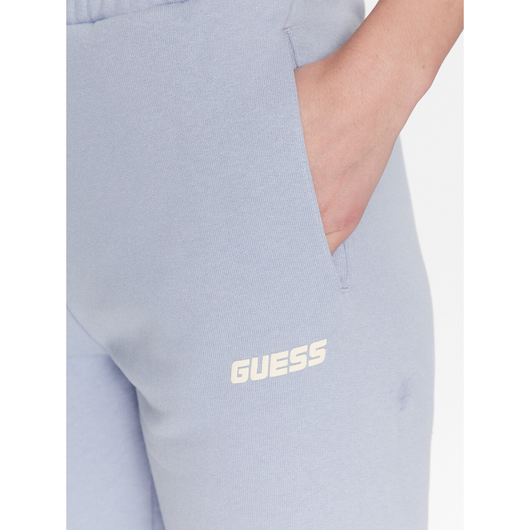 Guess Pantaloni trening Dalya V3GB11 KAIJ1 Albastru Regular Fit - Pled.ro