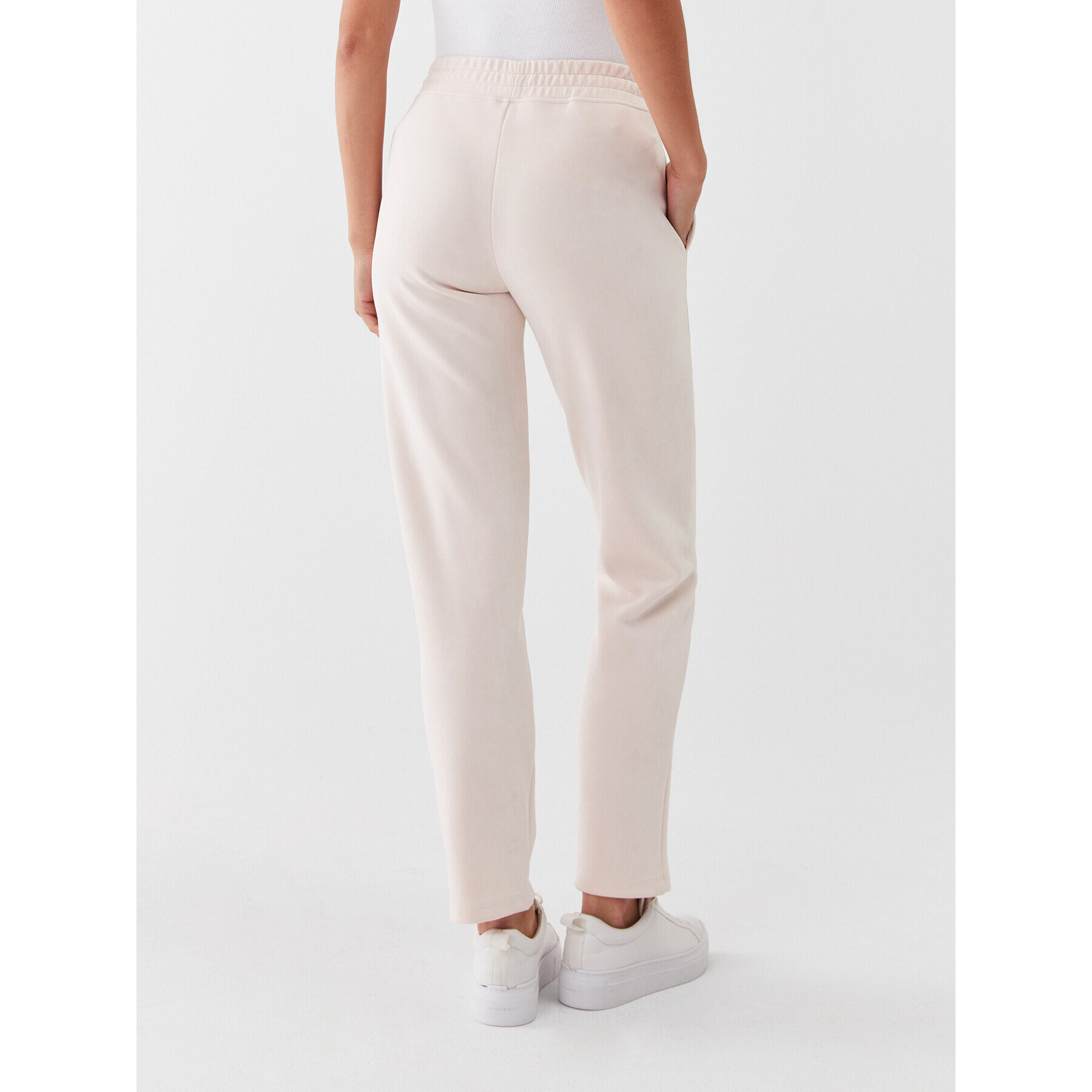 Guess Pantaloni trening Euphemia V3RB25 KBC00 Écru Regular Fit - Pled.ro