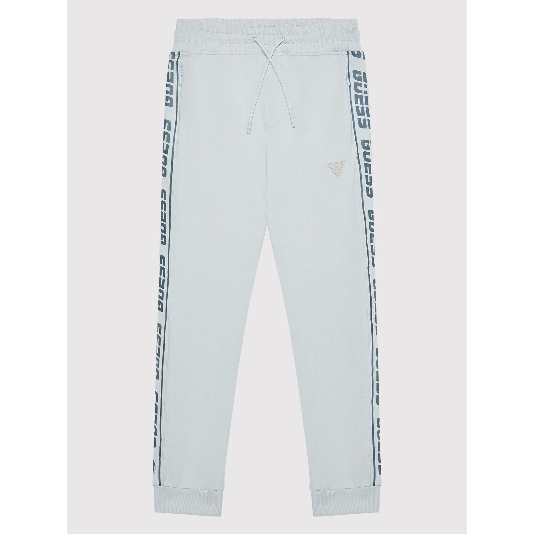 Guess Pantaloni trening French Terry L2RQ15 K6ZS1 Albastru Regular Fit - Pled.ro