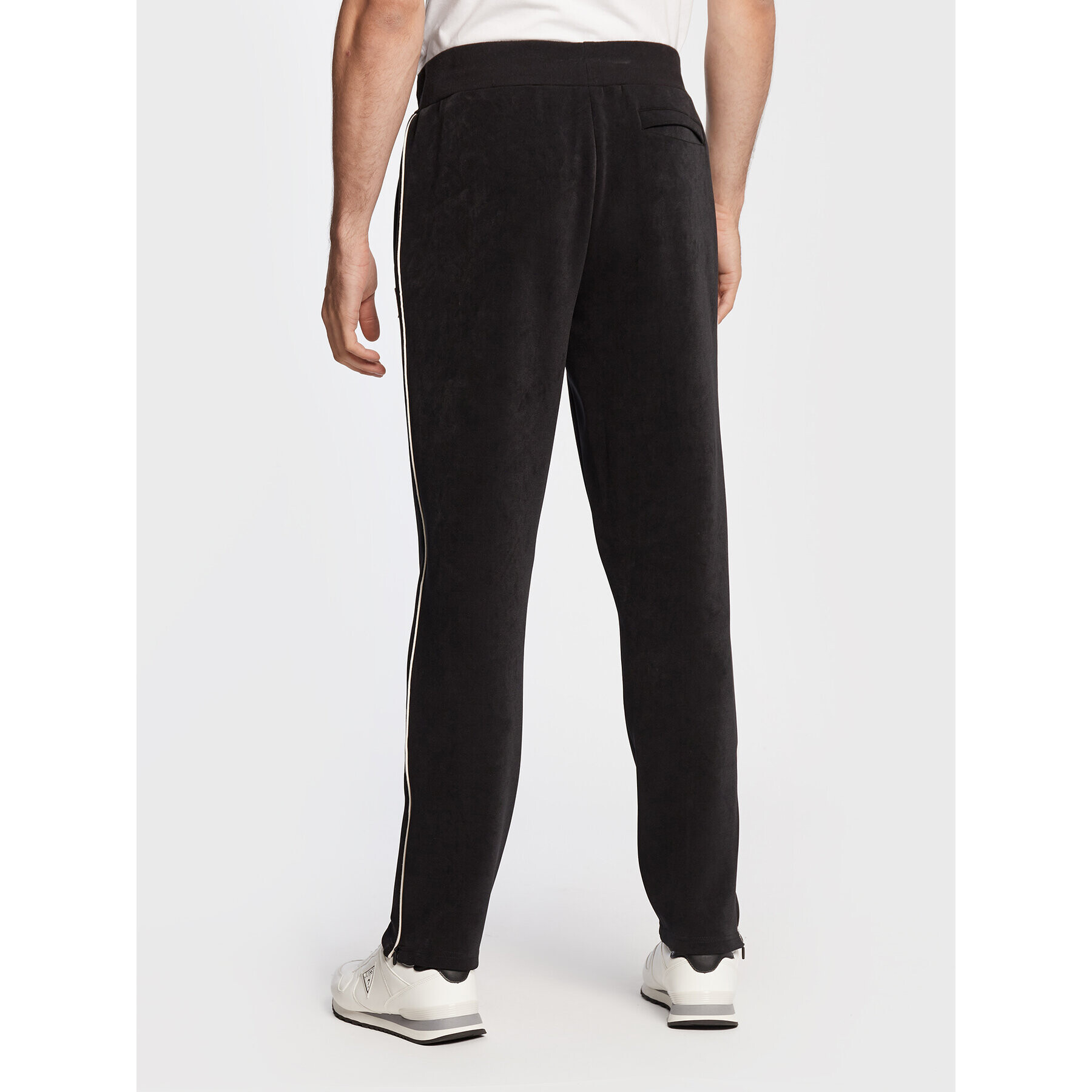 Guess Pantaloni trening Harve Z2BB03 KBC00 Negru Regular Fit - Pled.ro