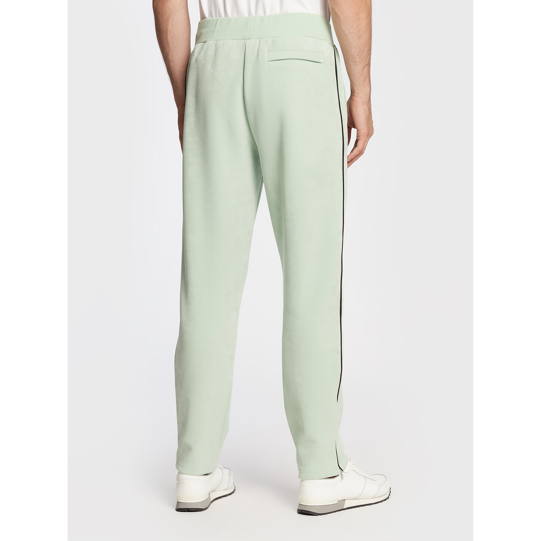 Guess Pantaloni trening Harve Z2BB03 KBC00 Verde Regular Fit - Pled.ro