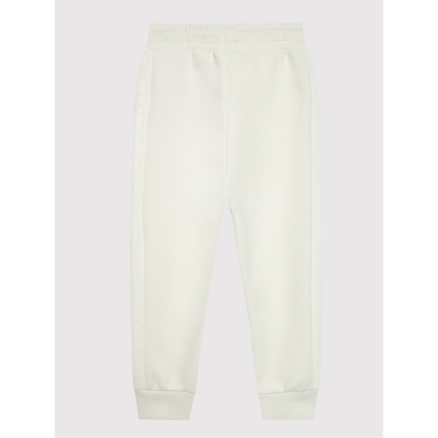 Guess Pantaloni trening J1BQ18 KAMN2 Alb Regular Fit - Pled.ro