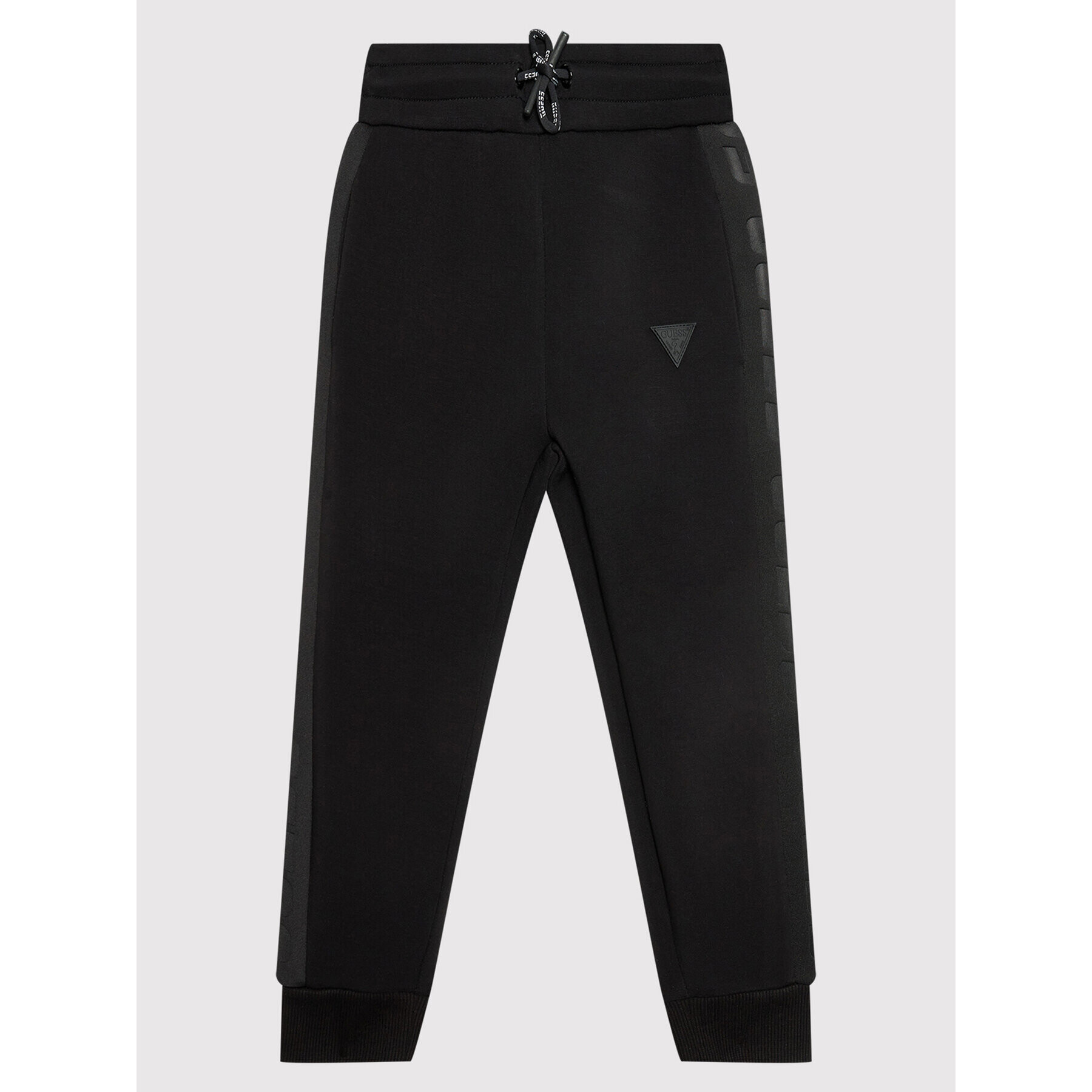 Guess Pantaloni trening J1BQ18 KAMN2 Negru Regular Fit - Pled.ro