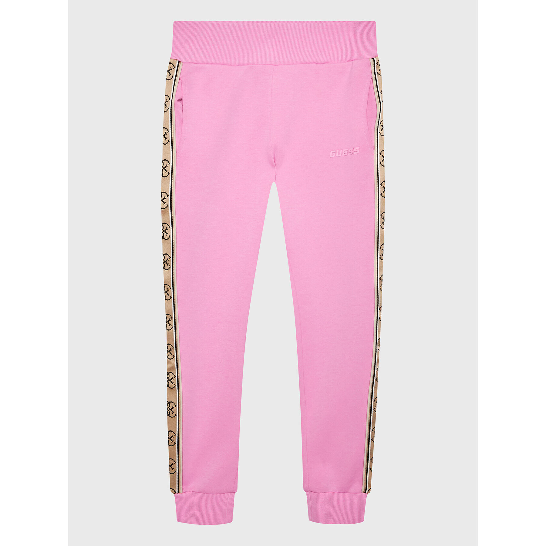 Guess Pantaloni trening J2YQ27 KA3P1 Roz Regular Fit - Pled.ro