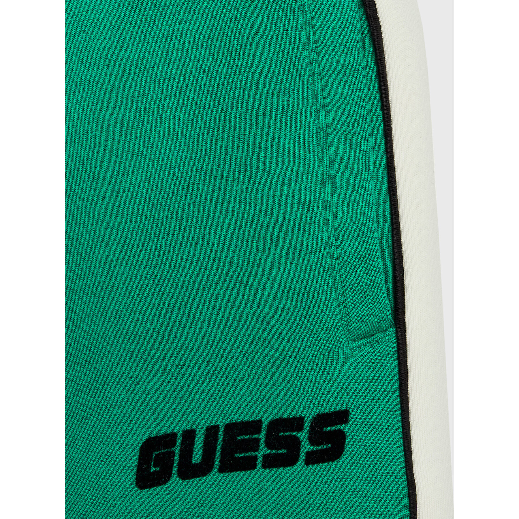 Guess Pantaloni trening L2BQ19 KBGQ2 Verde Regular Fit - Pled.ro