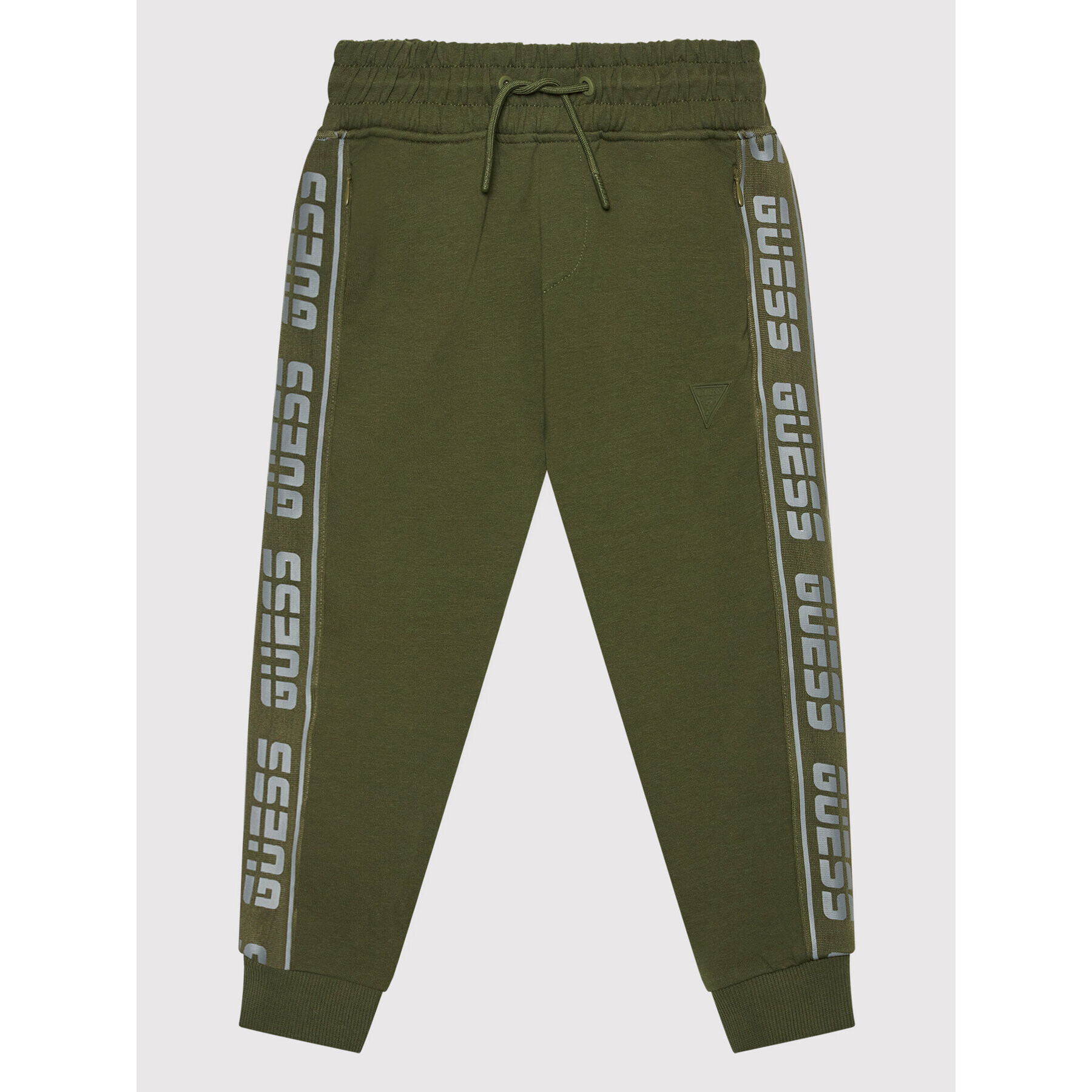 Guess Pantaloni trening L2RQ15 K6ZS1 Verde Regular Fit - Pled.ro