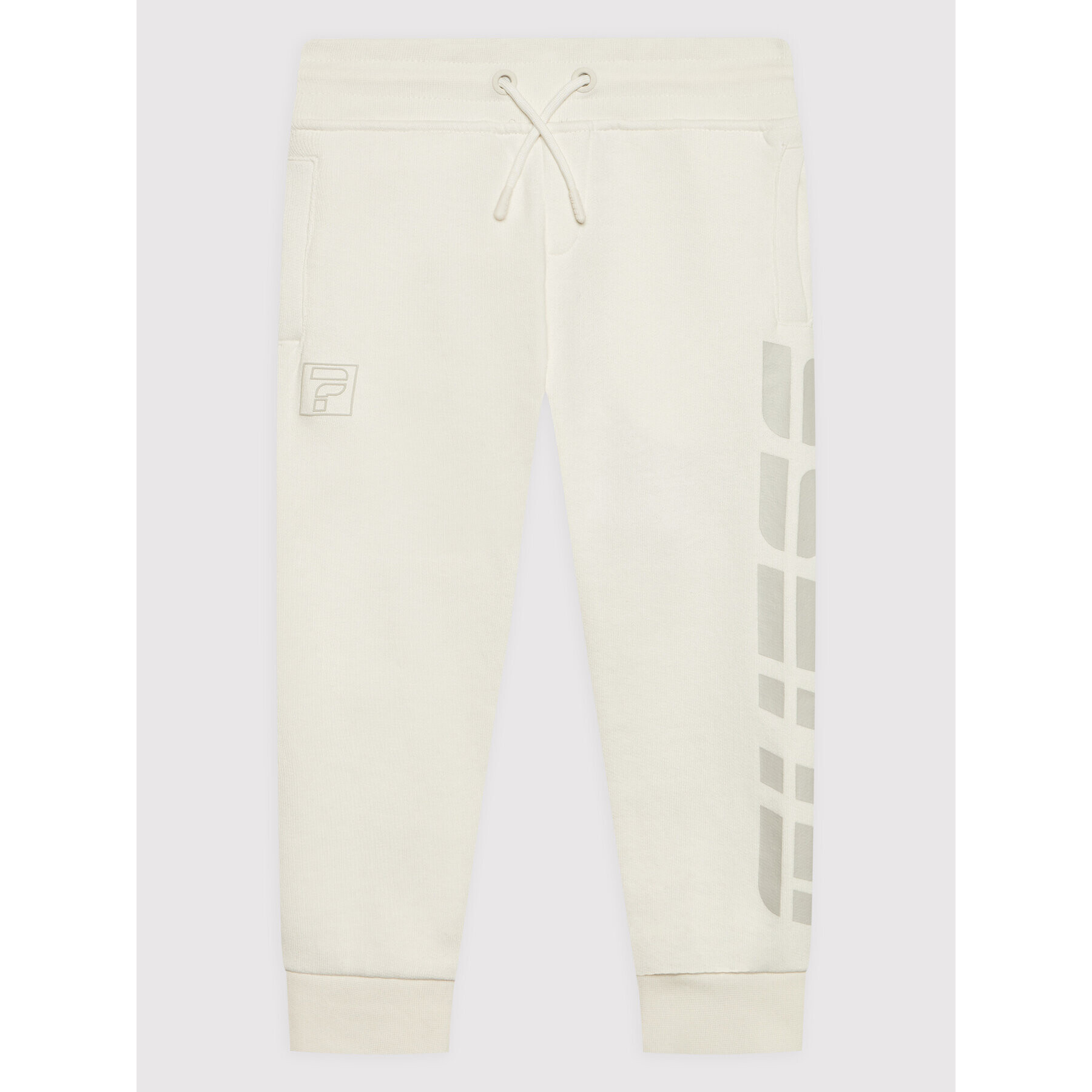 Guess Pantaloni trening L2RQ19 KAIJ1 Alb Regular Fit - Pled.ro