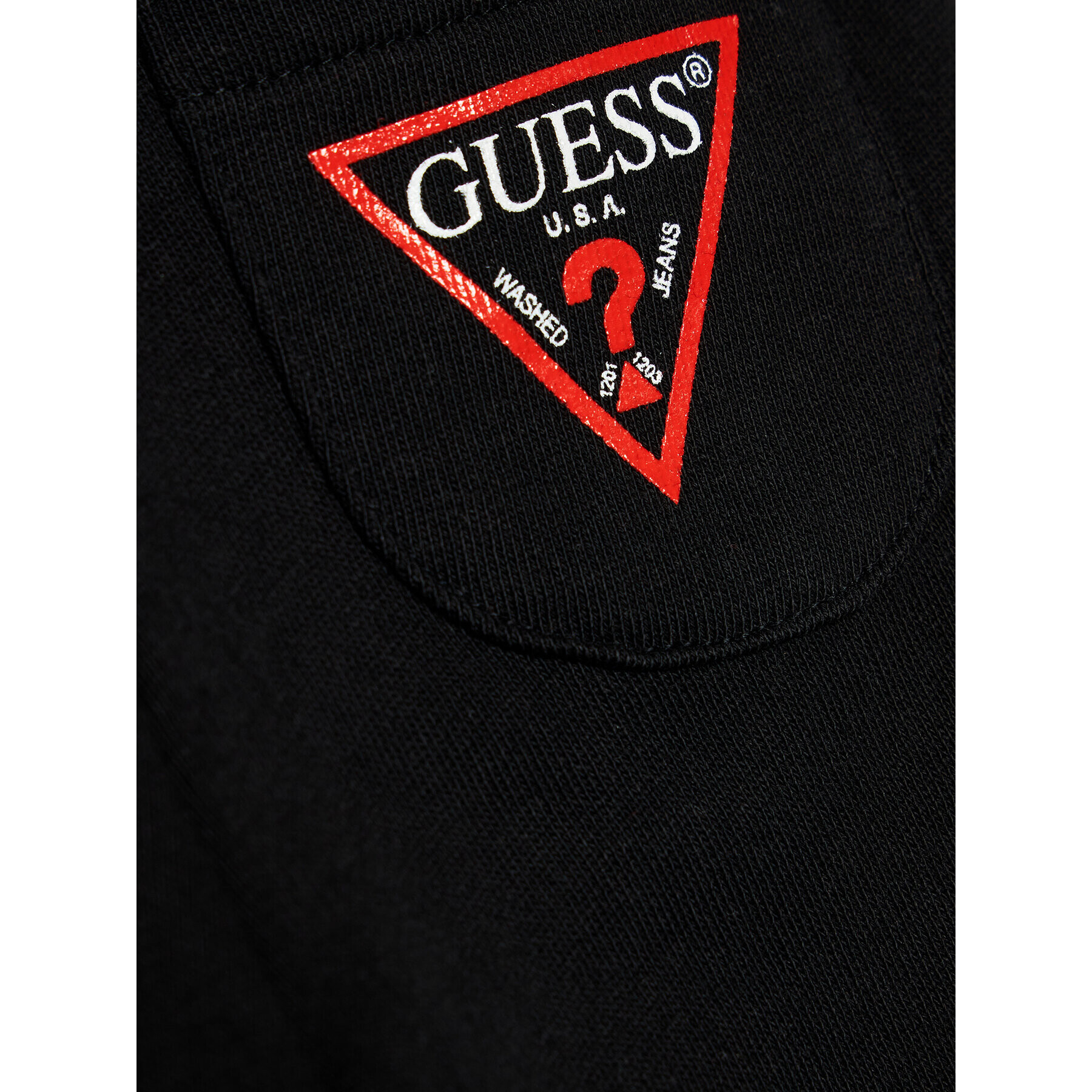 Guess Pantaloni trening L93Q24 KAUG0 Negru Regular Fit - Pled.ro