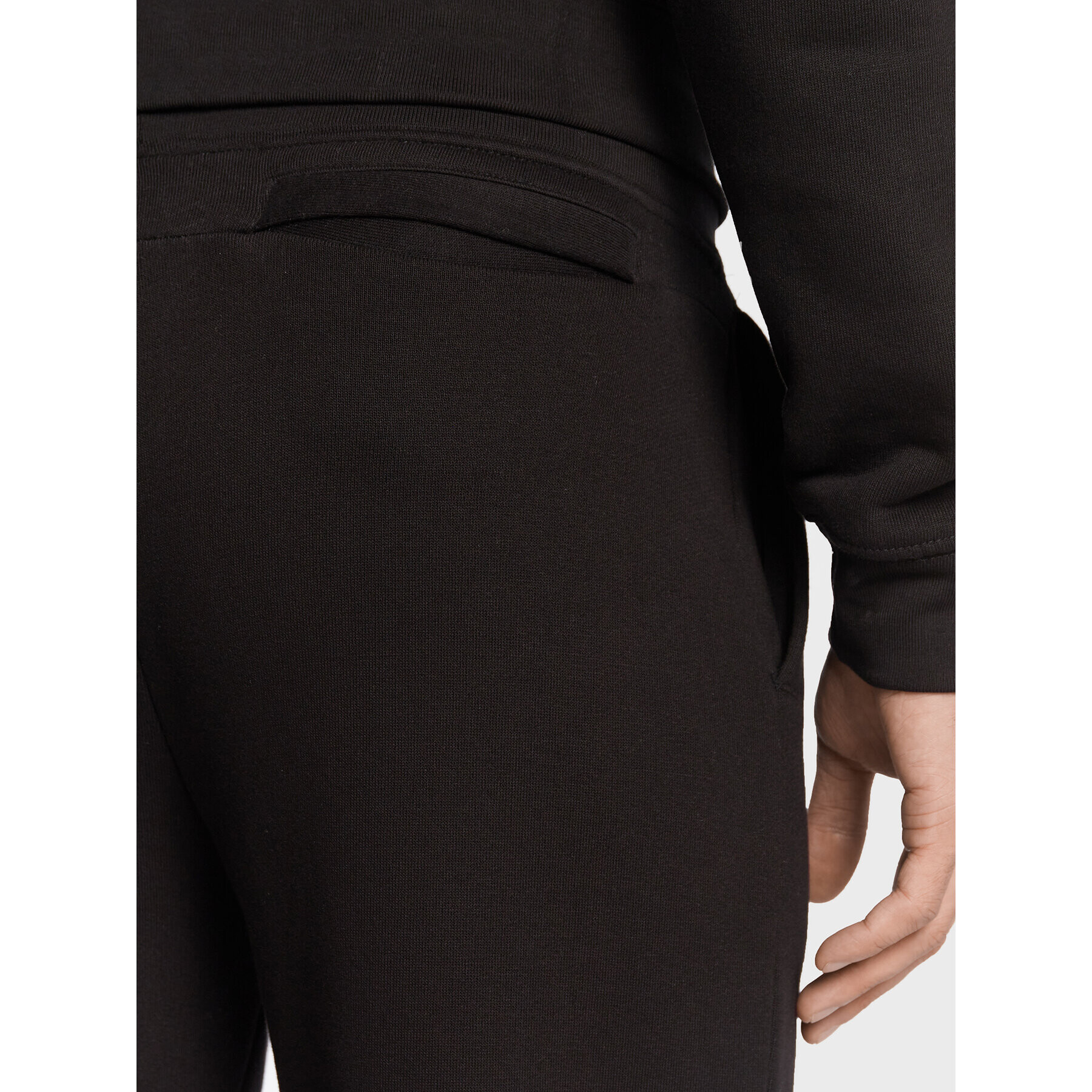 Guess Pantaloni trening Lucky Z2BB14 K9V34 Negru Regular Fit - Pled.ro