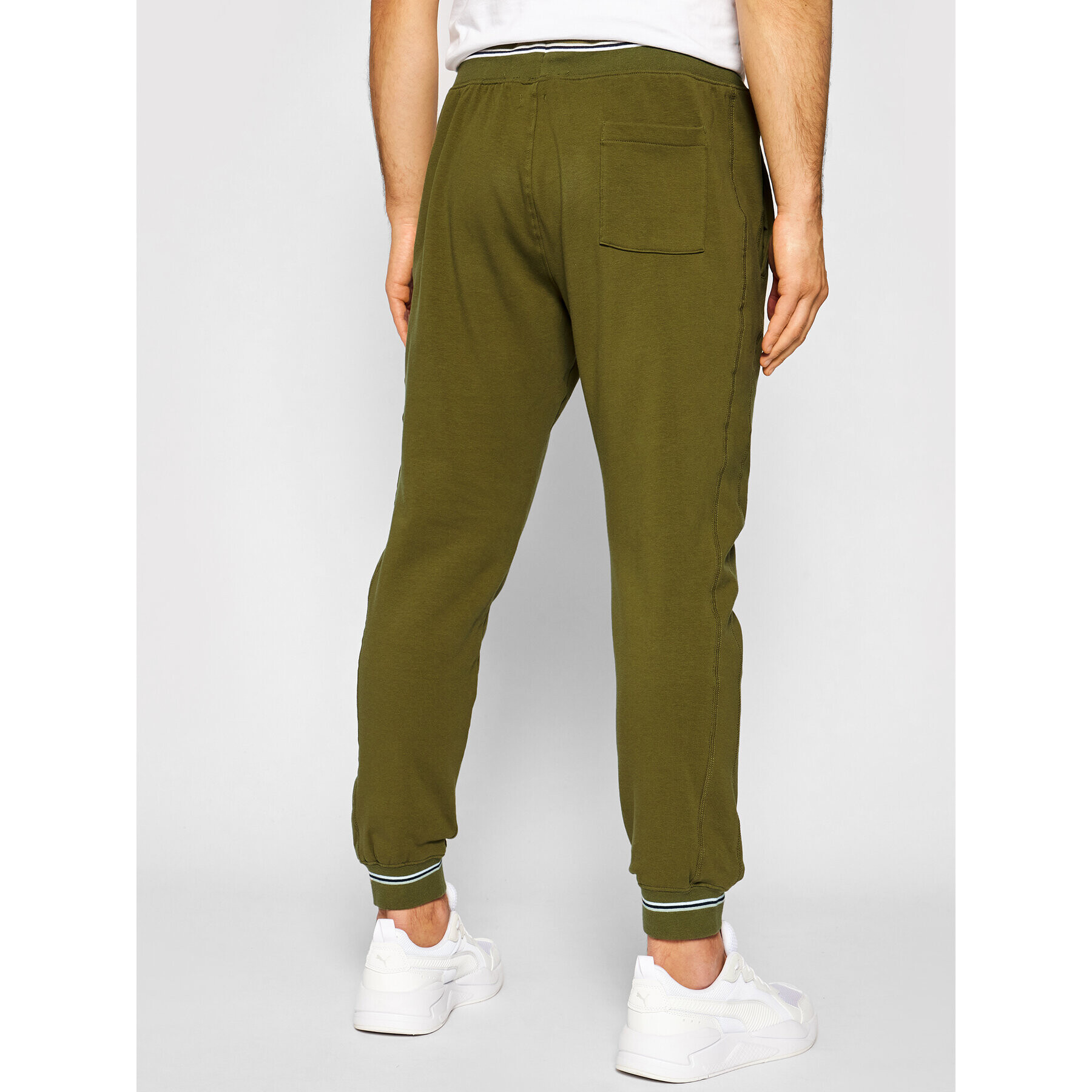 Guess Pantaloni trening M1YB37 K7ON1 Verde Slim Fit - Pled.ro