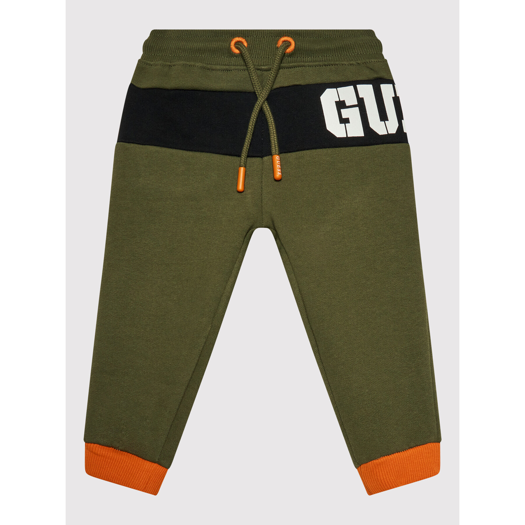 Guess Pantaloni trening N1BQ11 KAV30 Verde Regular Fit - Pled.ro