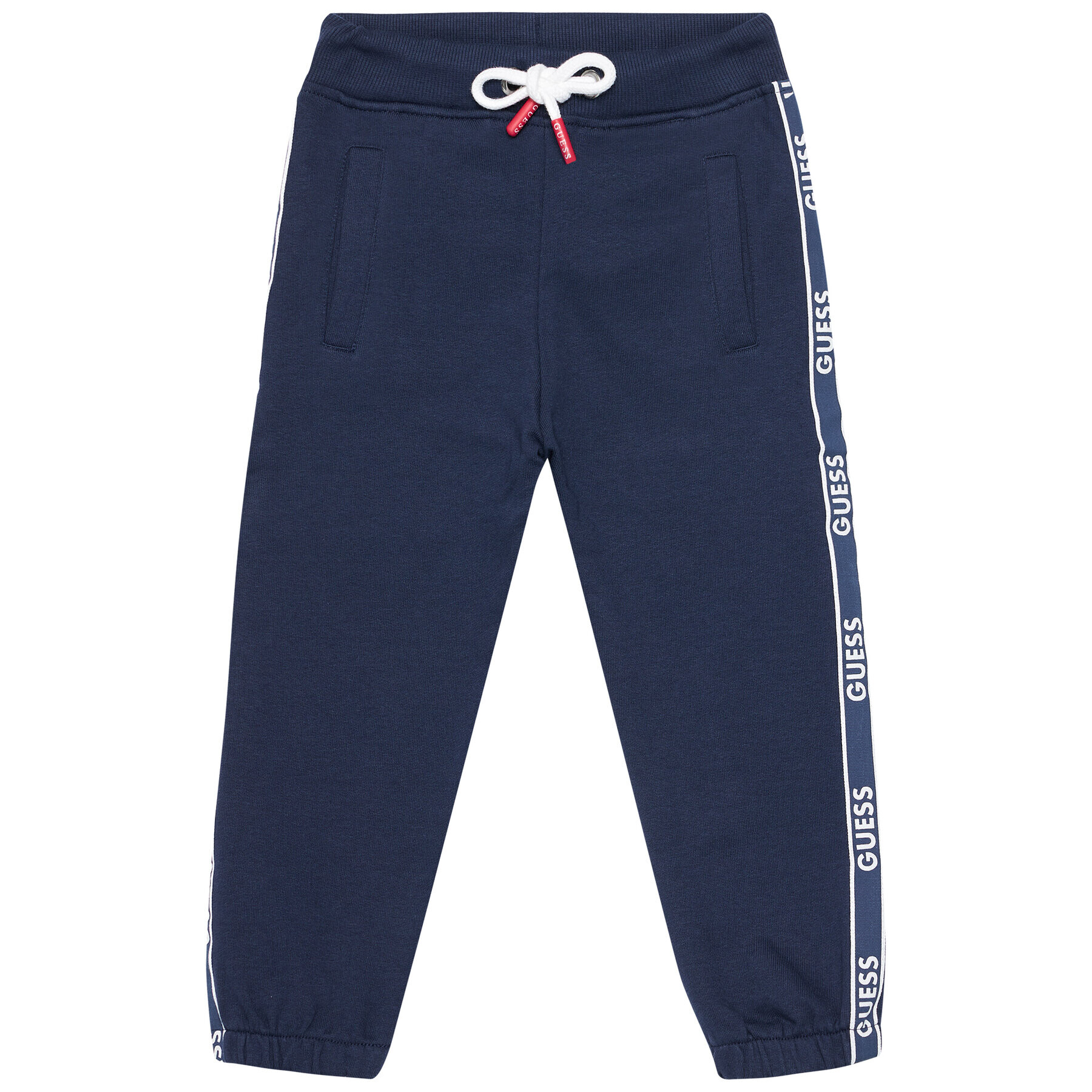 Guess Pantaloni trening N1RQ03 KA6R0 Bleumarin Regular Fit - Pled.ro