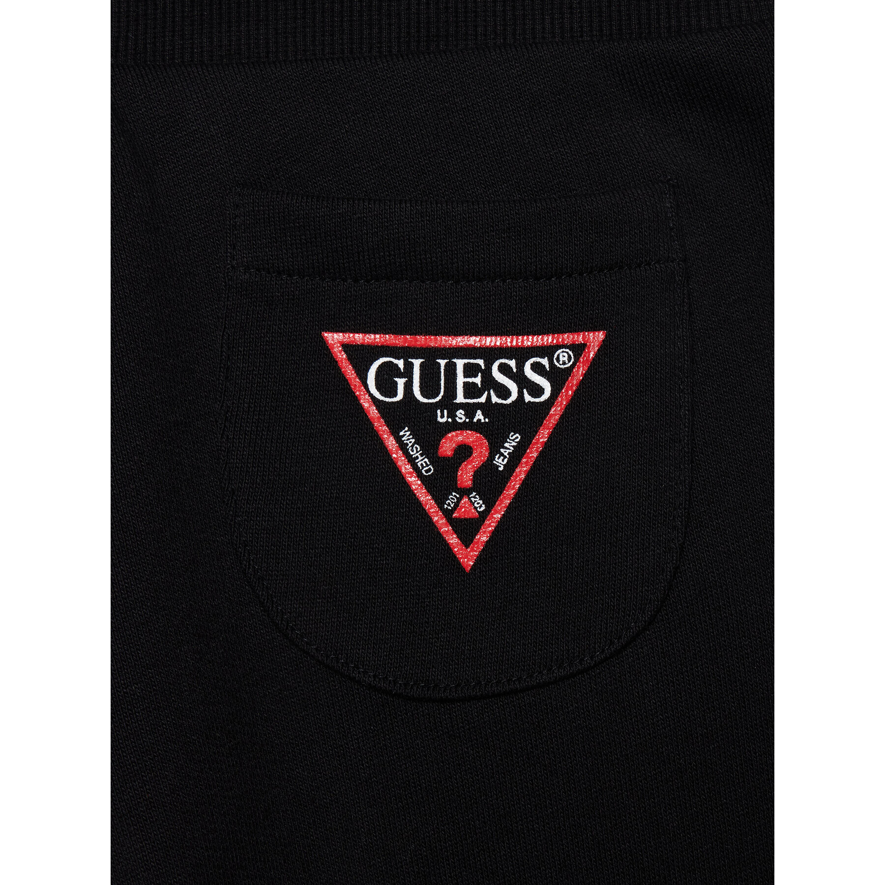 Guess Pantaloni trening N93Q17 KAUG0 Negru Regular Fit - Pled.ro