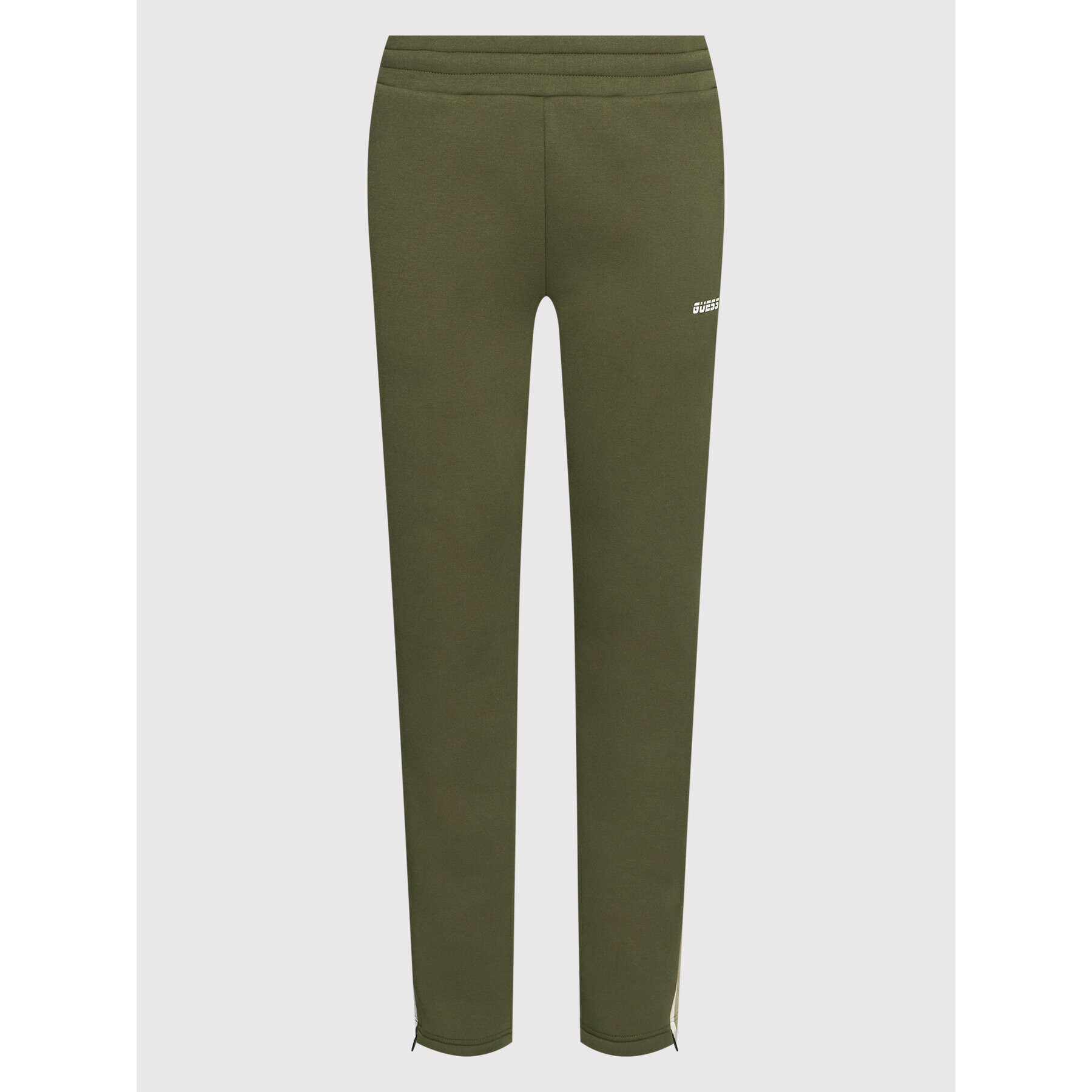 Guess Pantaloni trening U1BA27 FL046 Verde Regular Fit - Pled.ro