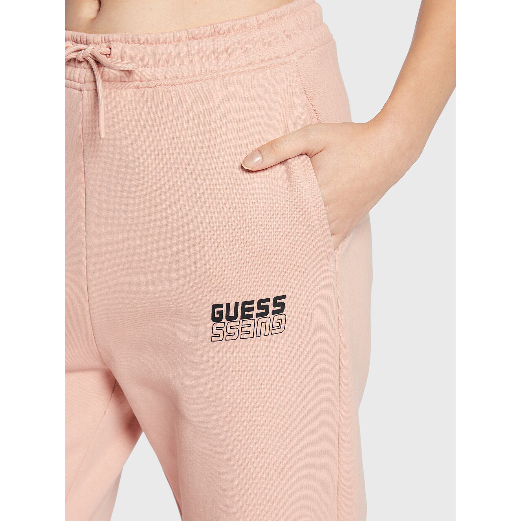 Guess Pantaloni trening V2BB18 K9V34 Roz Regular Fit - Pled.ro