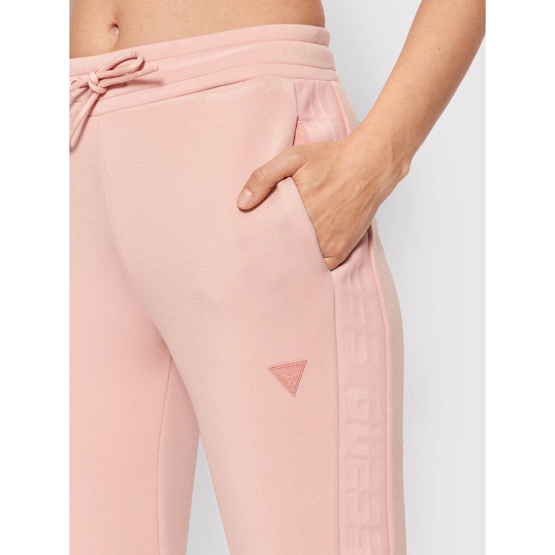 Guess Pantaloni trening V2RB02 K7UW2 Roz Regular Fit - Pled.ro