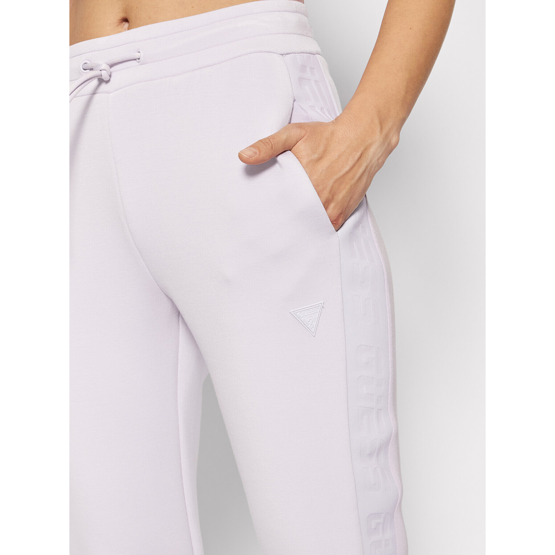 Guess Pantaloni trening V2RB02 K7UW2 Violet Regular Fit - Pled.ro