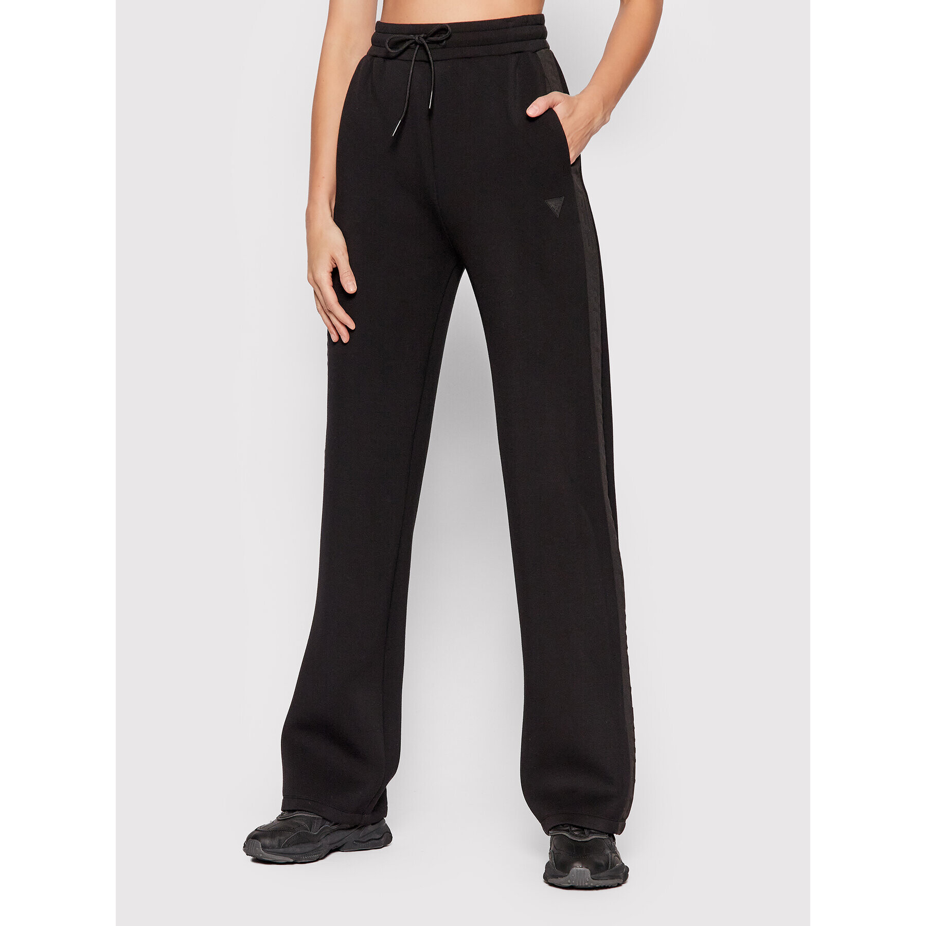 Guess Pantaloni trening V2RB12 K7UW2 Negru Relaxed Fit - Pled.ro