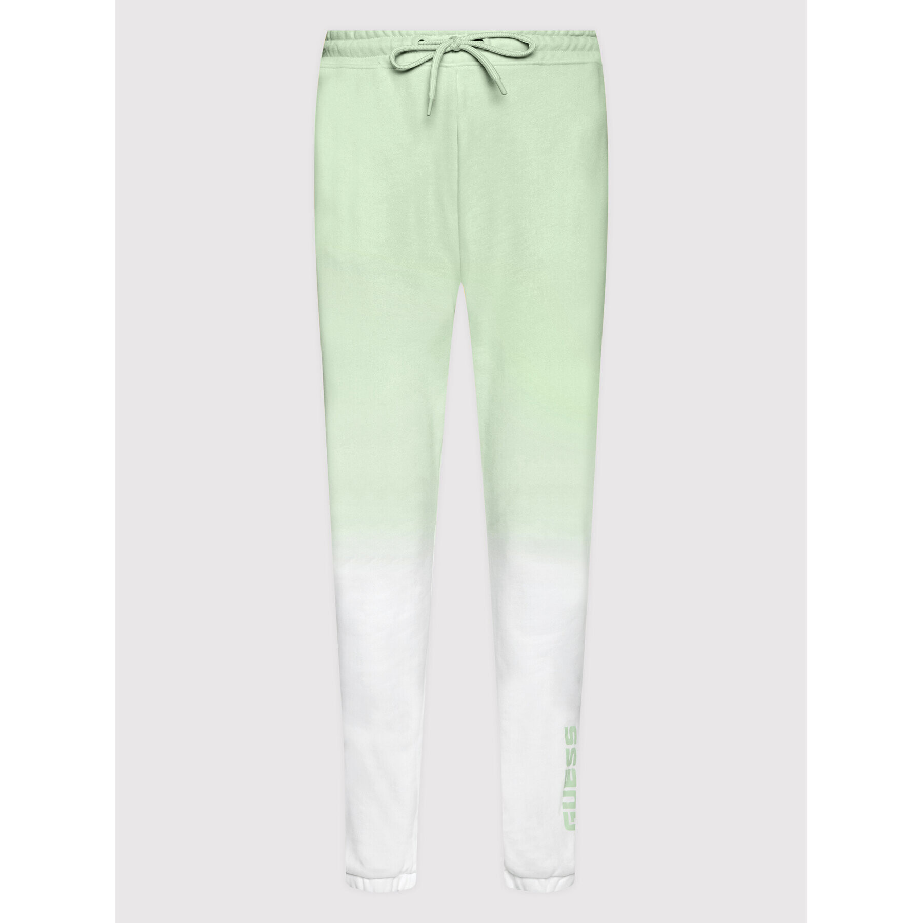 Guess Pantaloni trening V2YB02 FL04Z Verde Regular Fit - Pled.ro