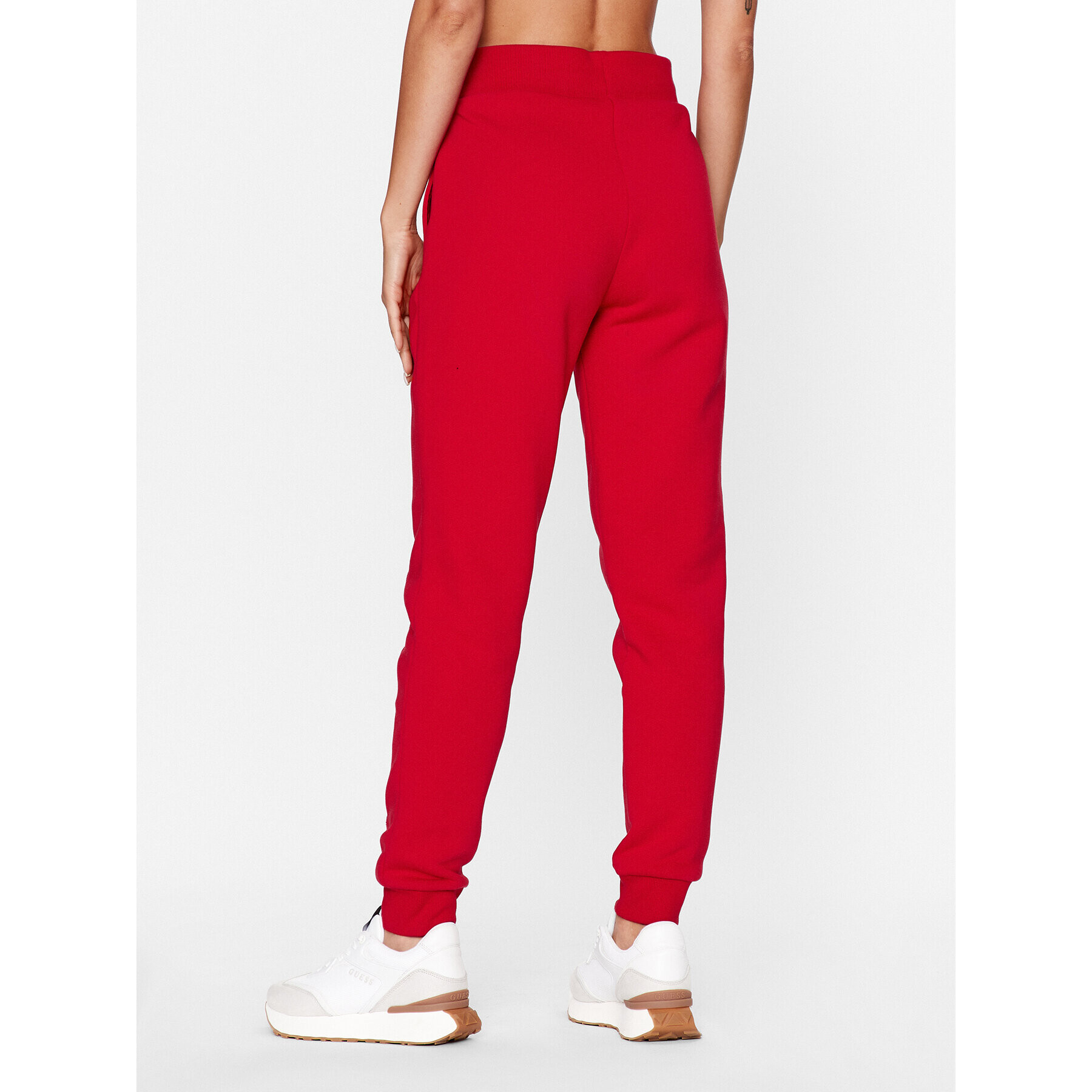 Guess Pantaloni trening V3BB14 KBXX1 Roșu Regular Fit - Pled.ro