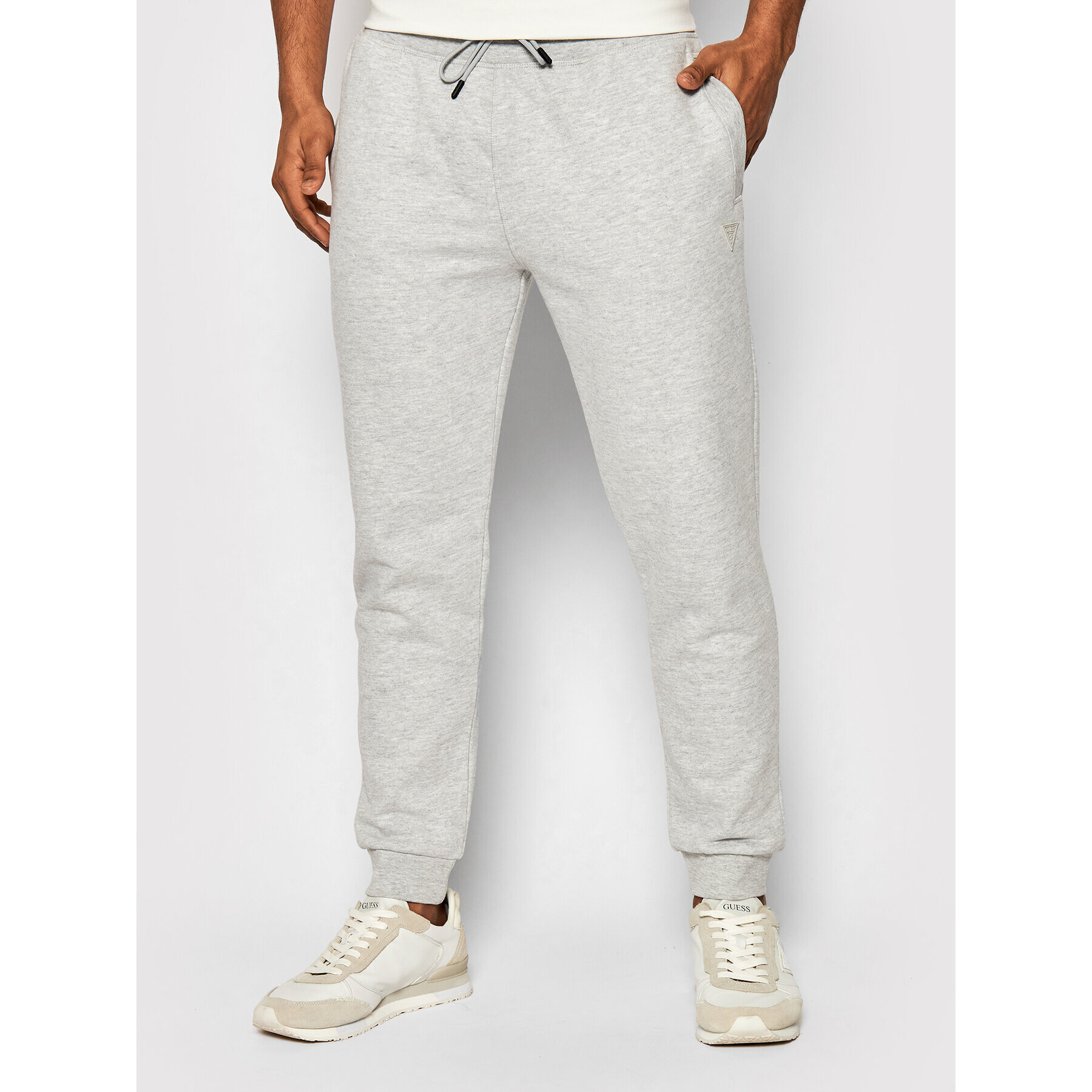 Guess Pantaloni trening Z2RB15 KAIJ1 Gri Regular Fit - Pled.ro