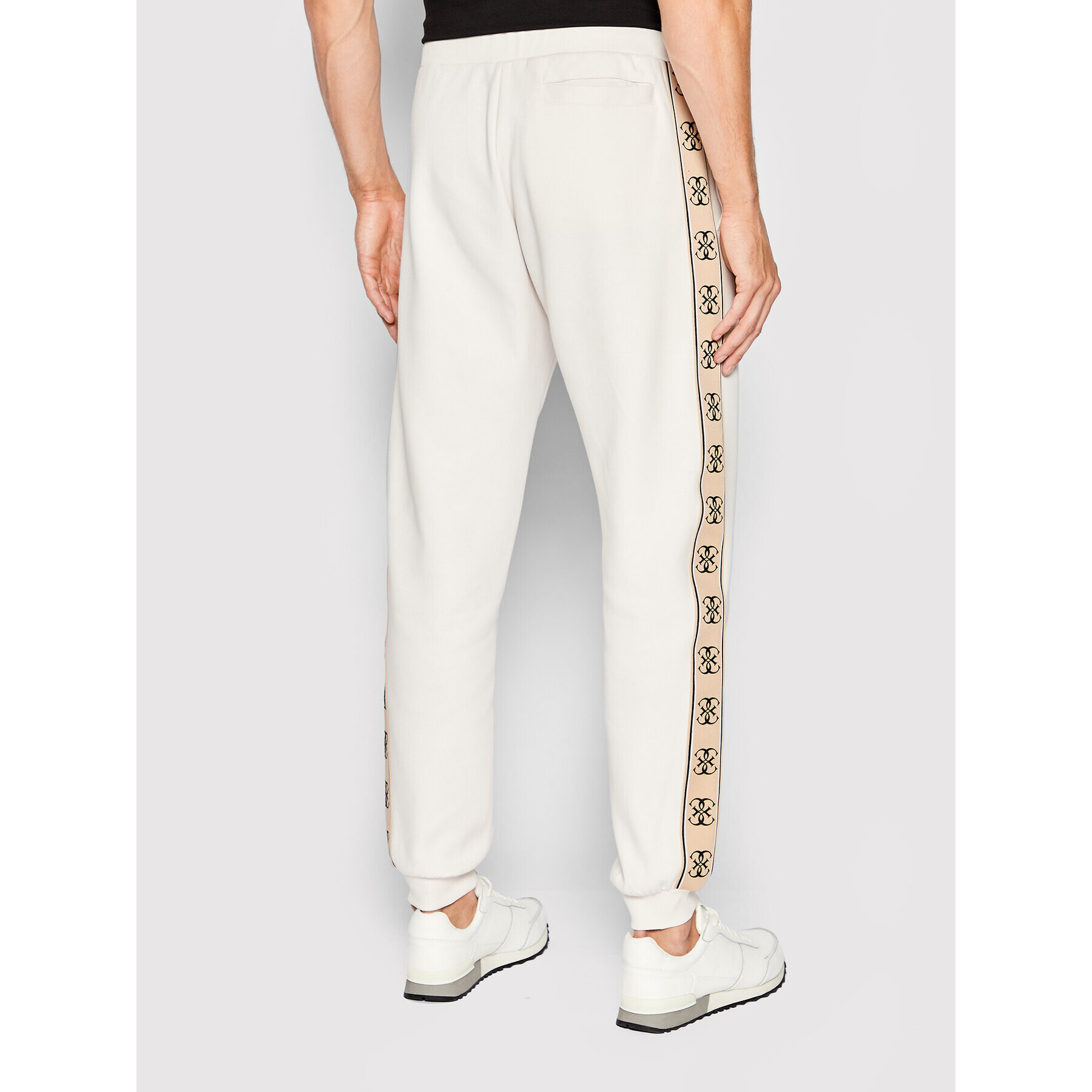 Guess Pantaloni trening Z2YB09 KA3P1 Alb Regular Fit - Pled.ro