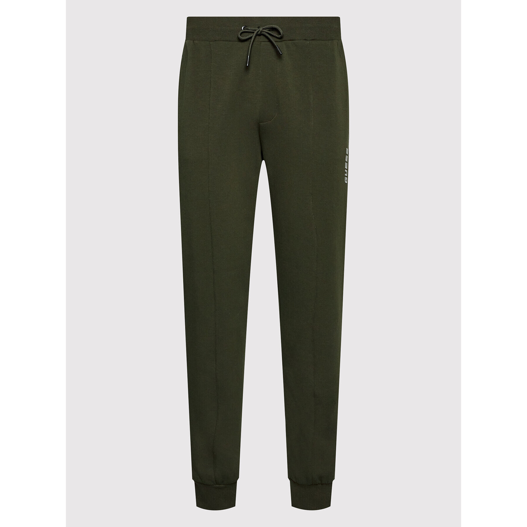 Guess Pantaloni trening Z2YB09 KA3P1 Verde Regular Fit - Pled.ro