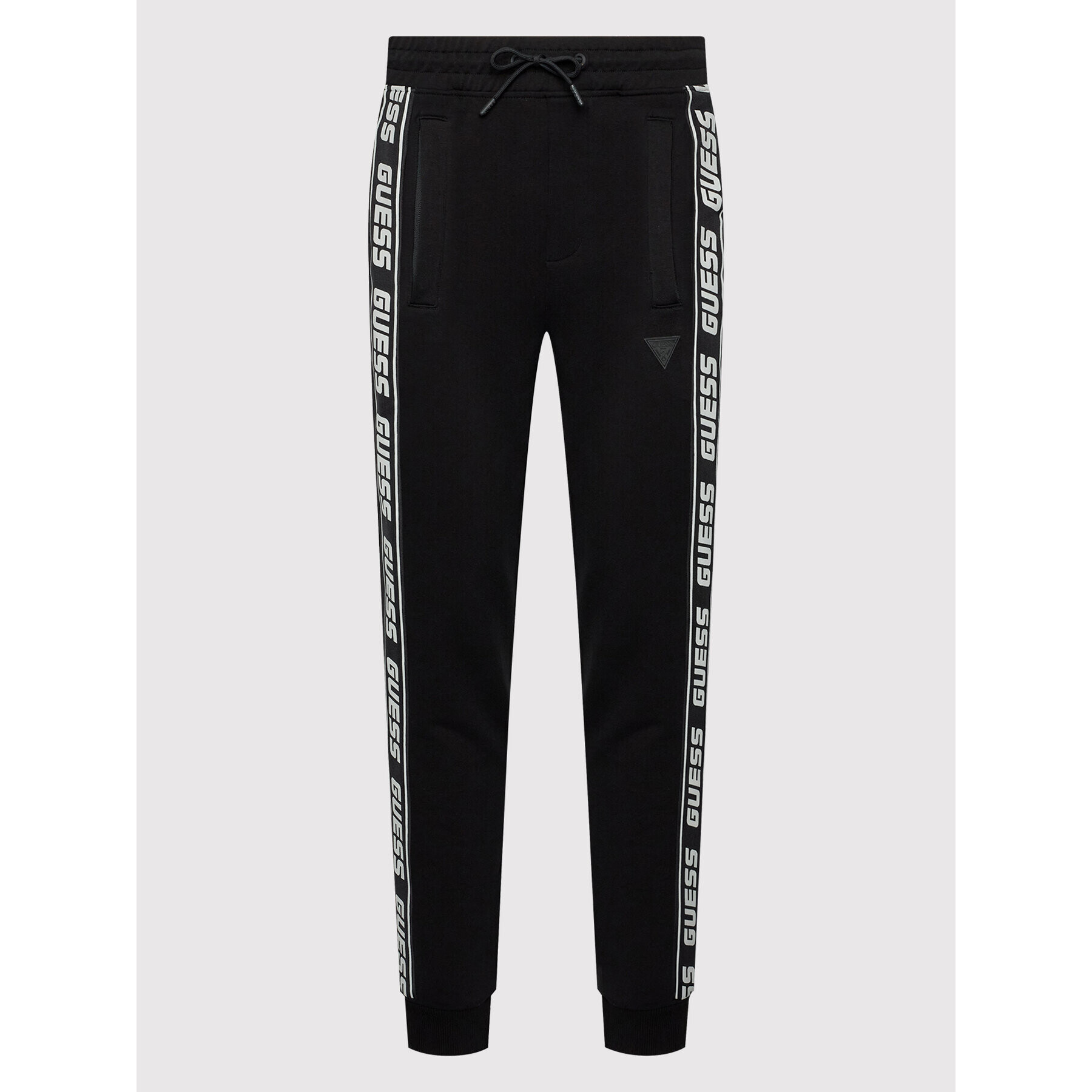 Guess Pantaloni trening Z2YB19 K6ZS1 Negru Regular Fit - Pled.ro