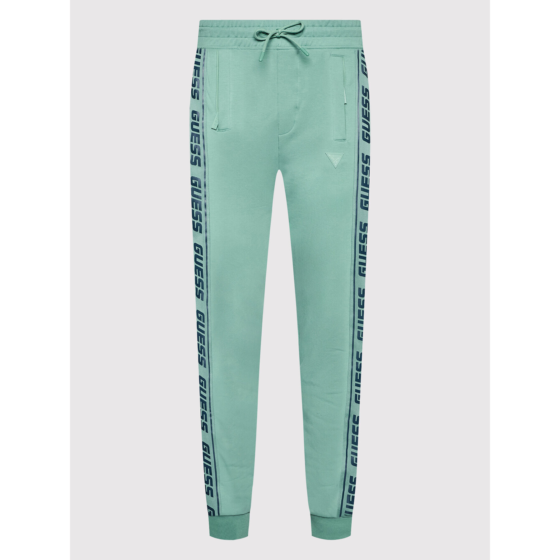 Guess Pantaloni trening Z2YB19 K6ZS1 Verde Regular Fit - Pled.ro