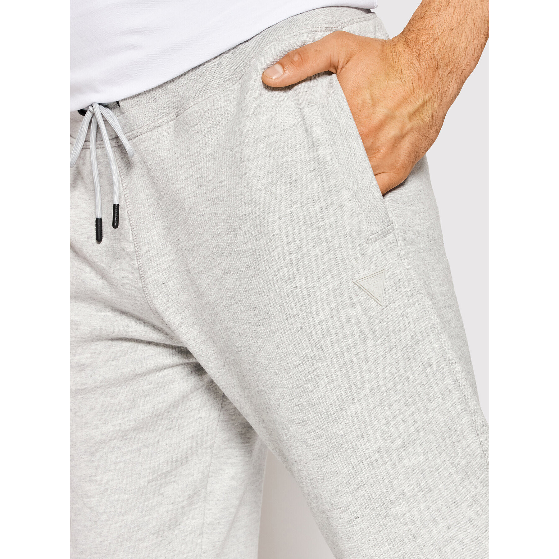 Guess Pantaloni trening Z2YB22 KAIJ1 Gri Regular Fit - Pled.ro