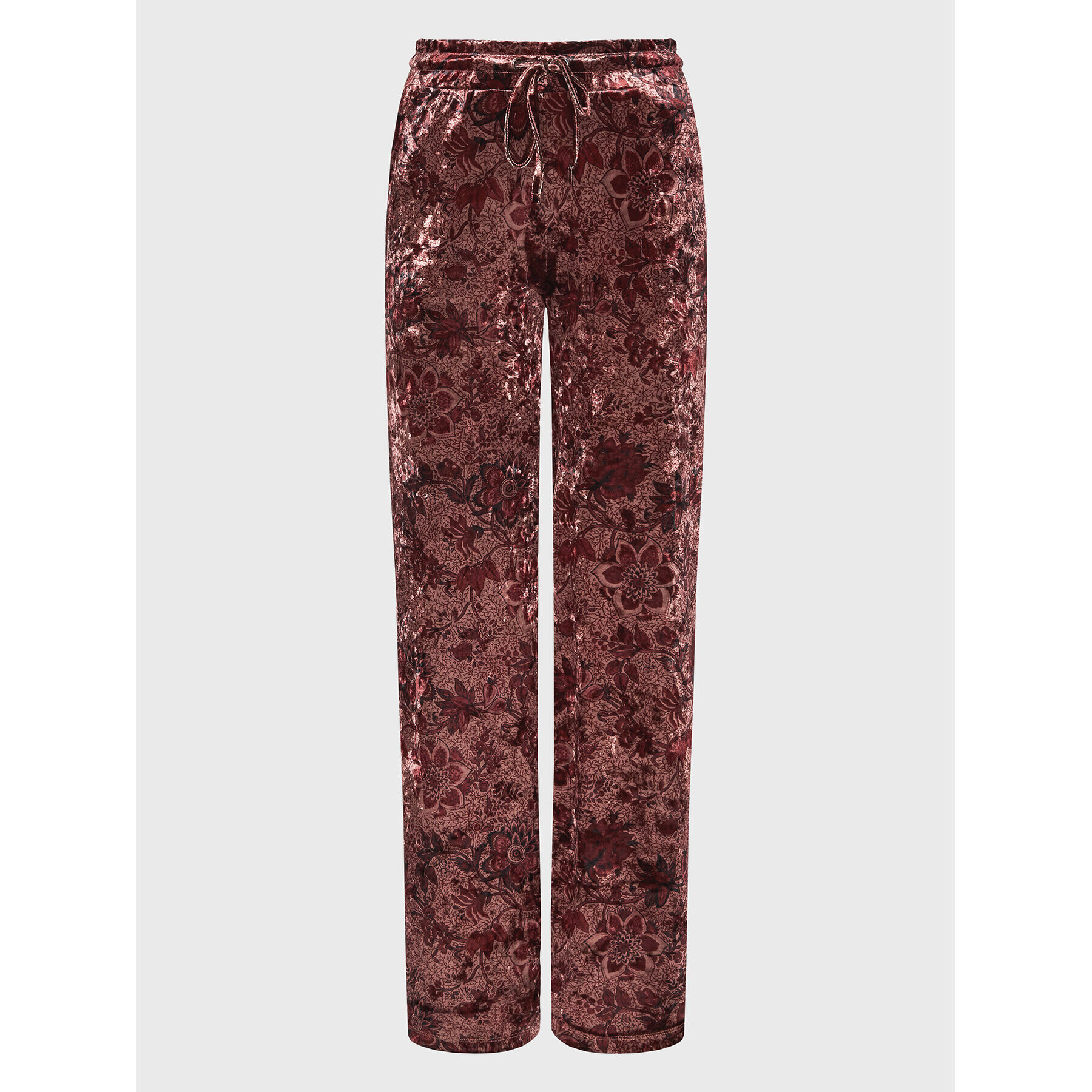 Guess Pantaloni tricotați W2BB41 KATV0 Vișiniu Relaxed Fit - Pled.ro