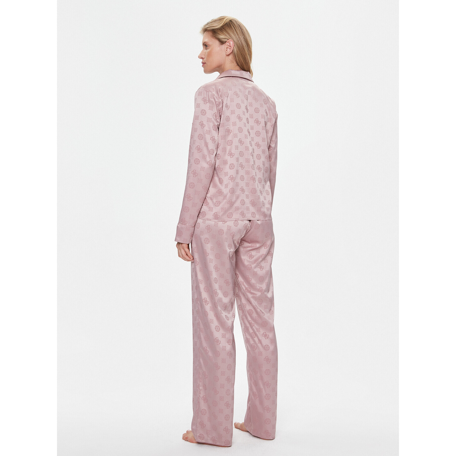 Guess Pijama O4RX04 WFTL0 Roz Regular Fit - Pled.ro