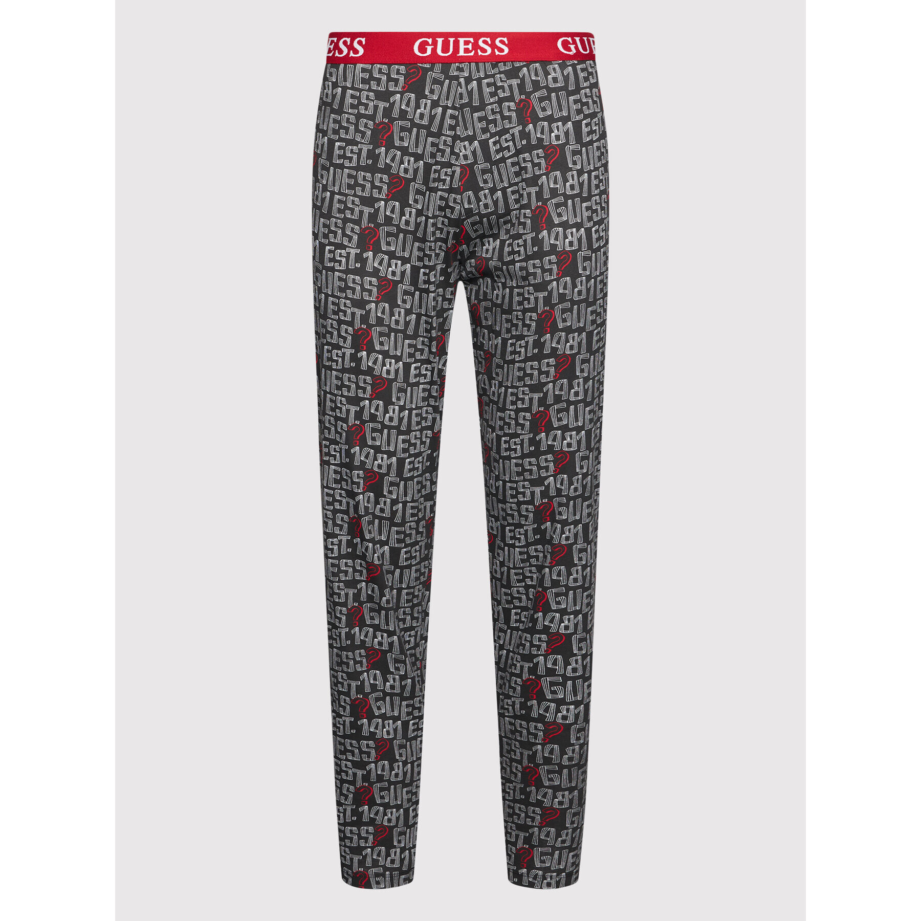 Guess Pijama U1BX01 JR018 Negru - Pled.ro