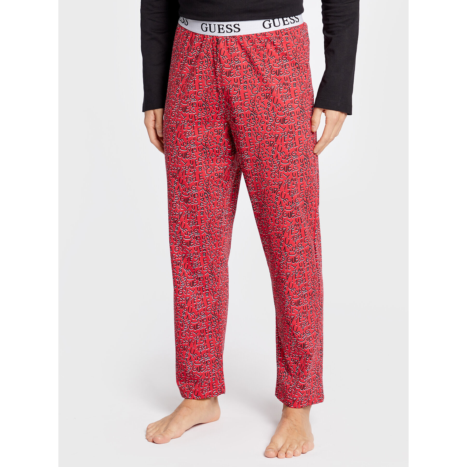 Guess Pijama U2BX02 JR018 Colorat Regular Fit - Pled.ro