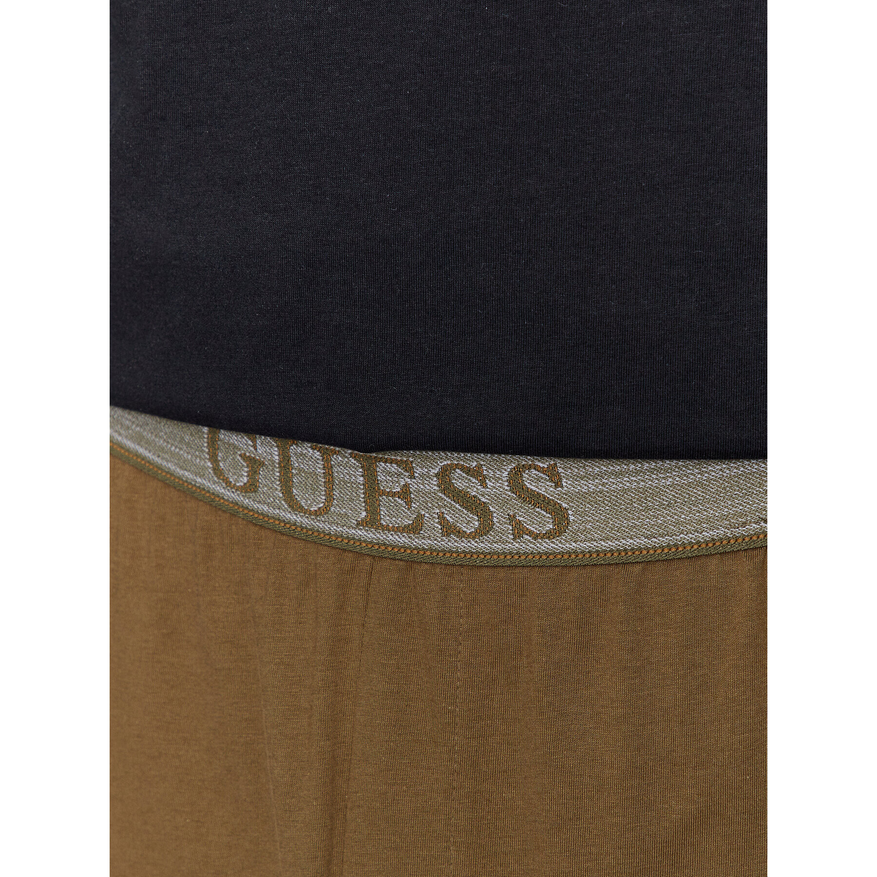 Guess Pijama U3BX00 KBZG0 Negru Regular Fit - Pled.ro