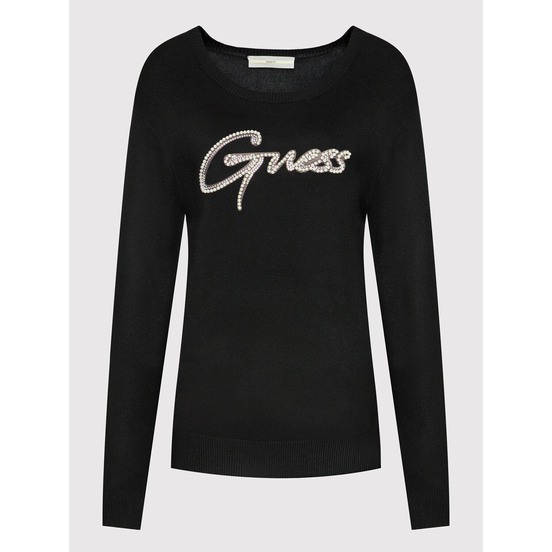 Guess Pulover Ada W1BR10 Z2NQ0 Negru Regular Fit - Pled.ro