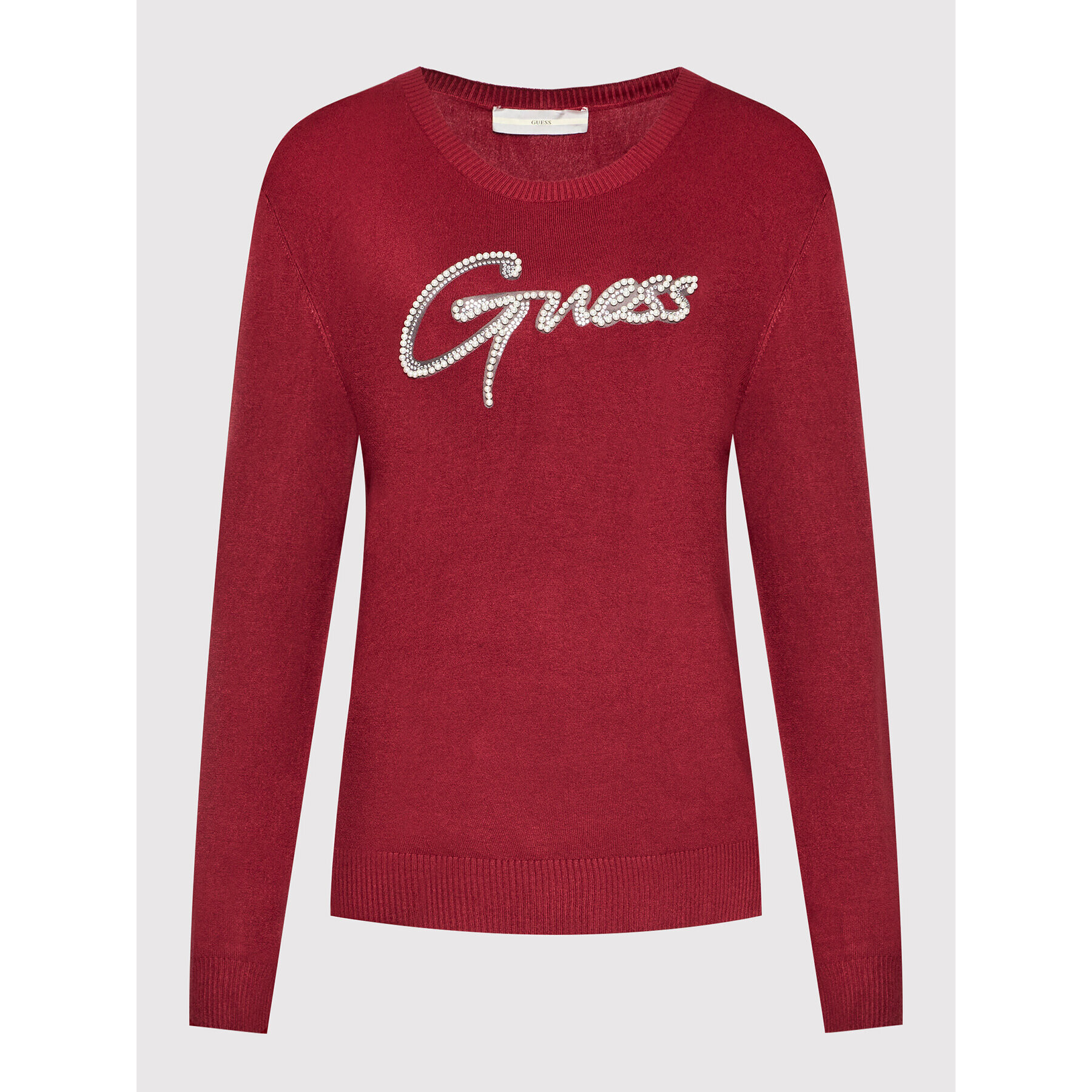 Guess Pulover Ada W1BR10 Z2NQ0 Vișiniu Regular Fit - Pled.ro