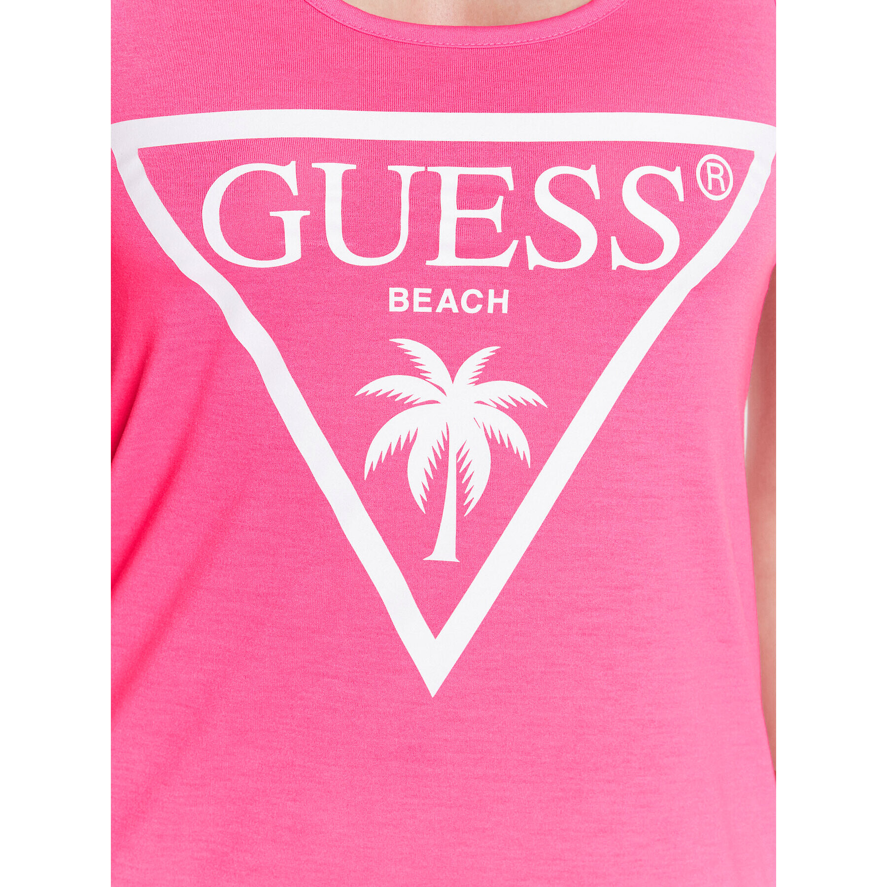 Guess Rochie de plajă E3GP03 KB9I0 Roz Regular Fit - Pled.ro