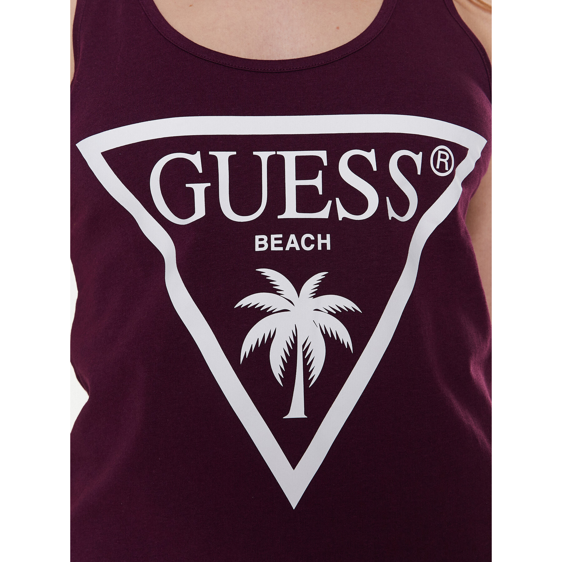 Guess Rochie de plajă Logo E3GP03 JA914 Violet Regular Fit - Pled.ro