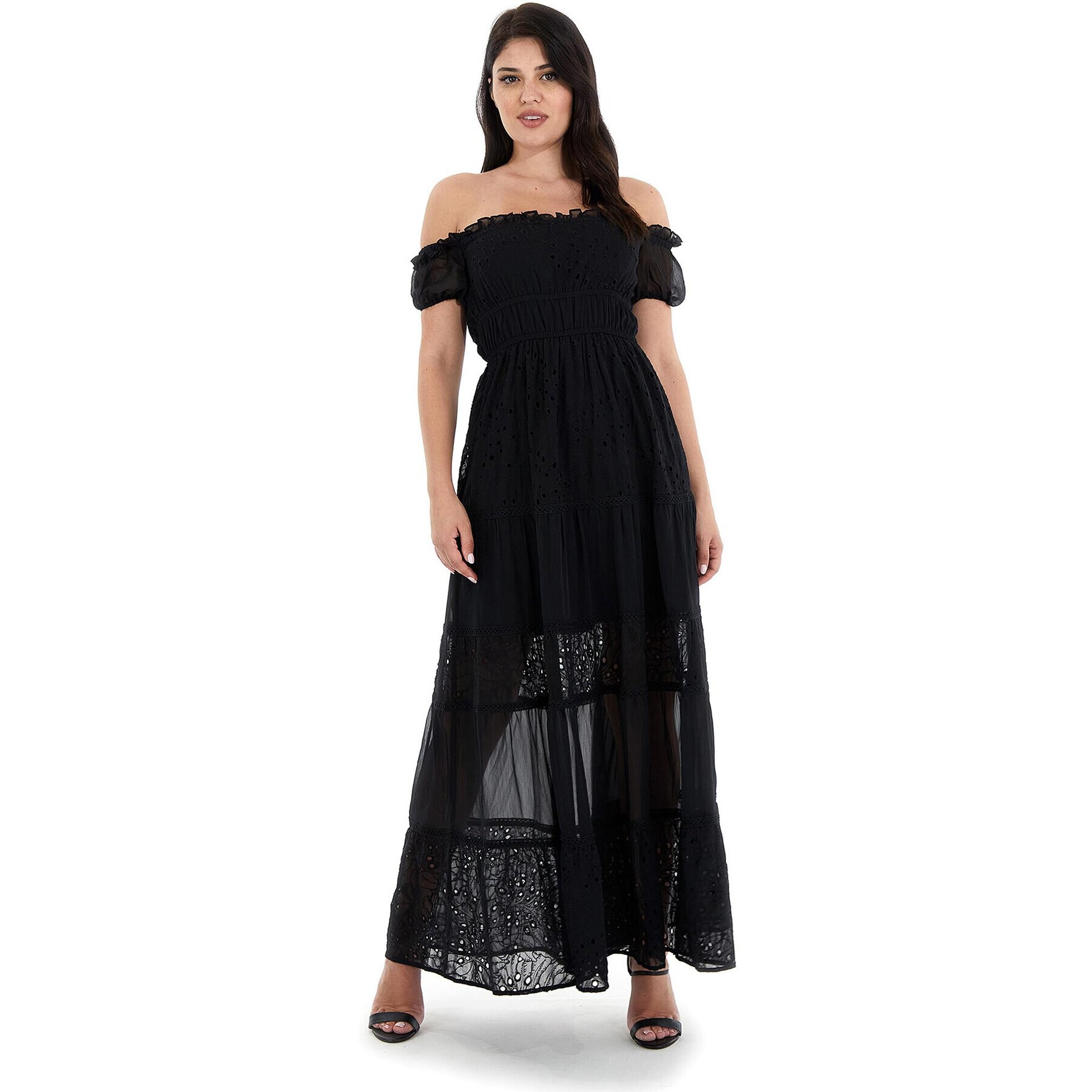 Guess Rochie de vară Zena W3GK51 WFDR2 Negru Regular Fit - Pled.ro