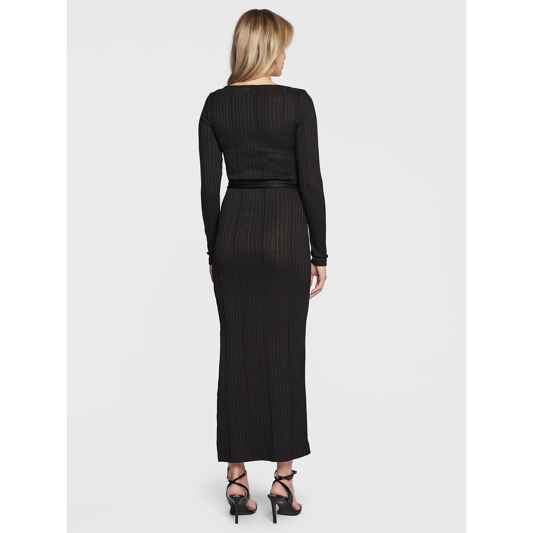 Guess Rochie de zi Esmeralda W3RK59 KBKR2 Negru Slim Fit - Pled.ro