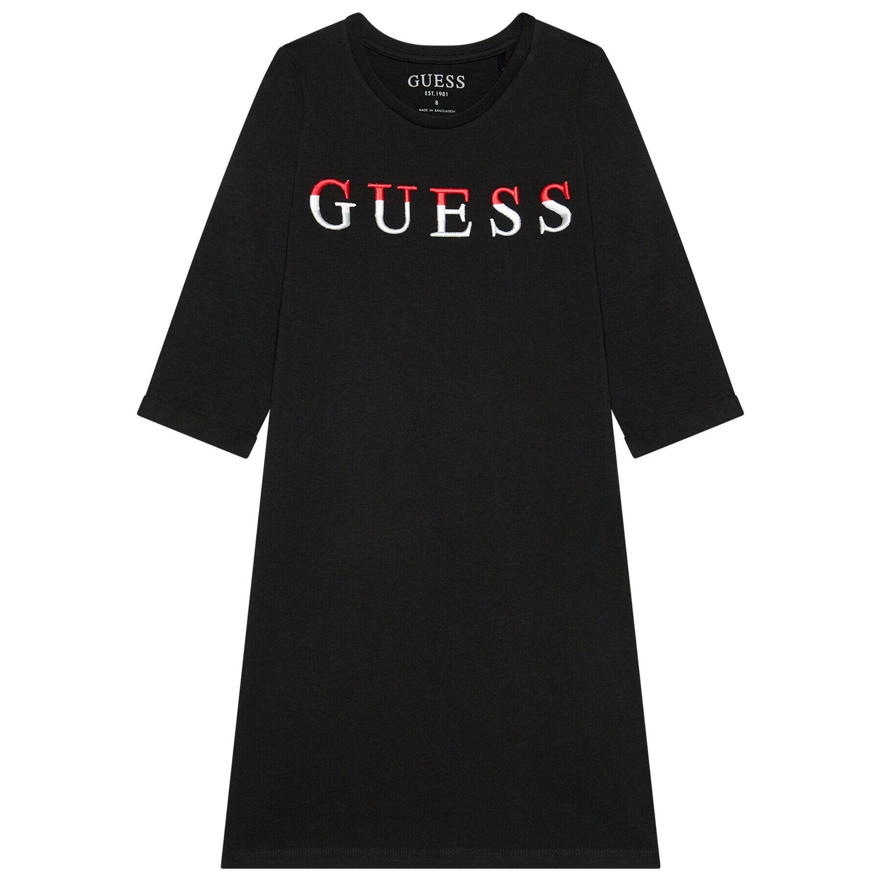 Guess Rochie de zi J1YK40 KAUD0 Negru Regular Fit - Pled.ro