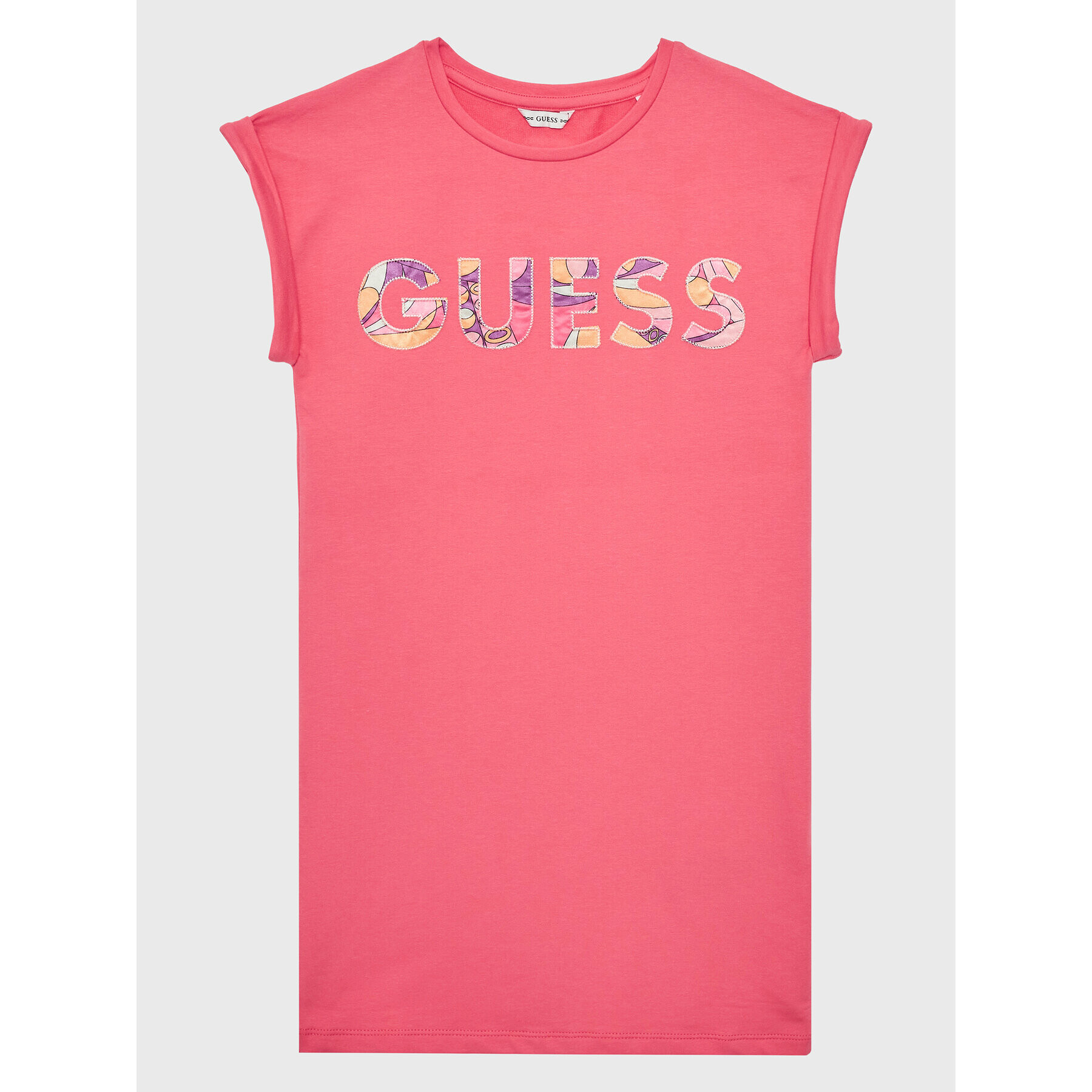 Guess Rochie de zi J3GK35 KAE23 Roz Regular Fit - Pled.ro