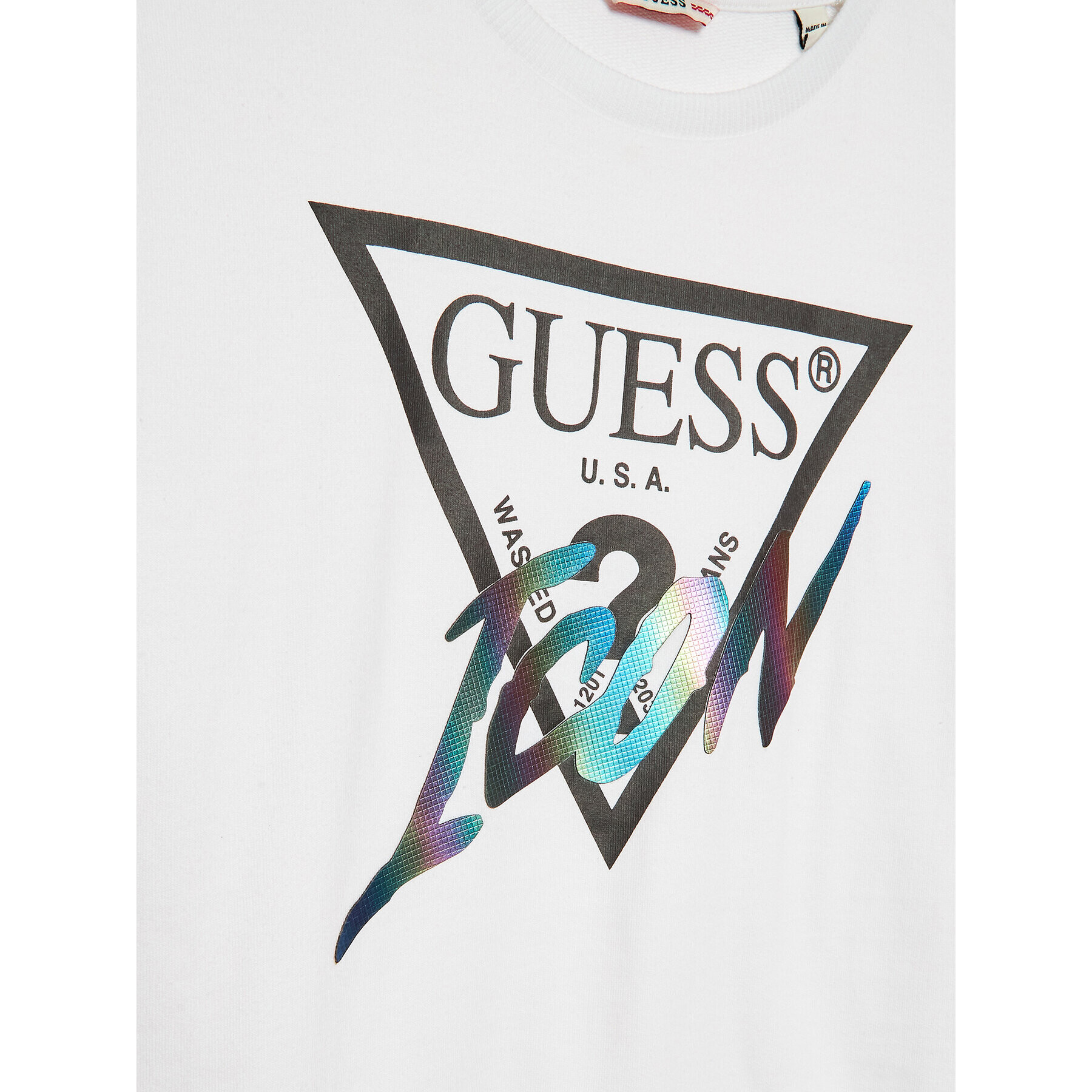 Guess Rochie de zi J3RK01 KB4O0 Alb Regular Fit - Pled.ro