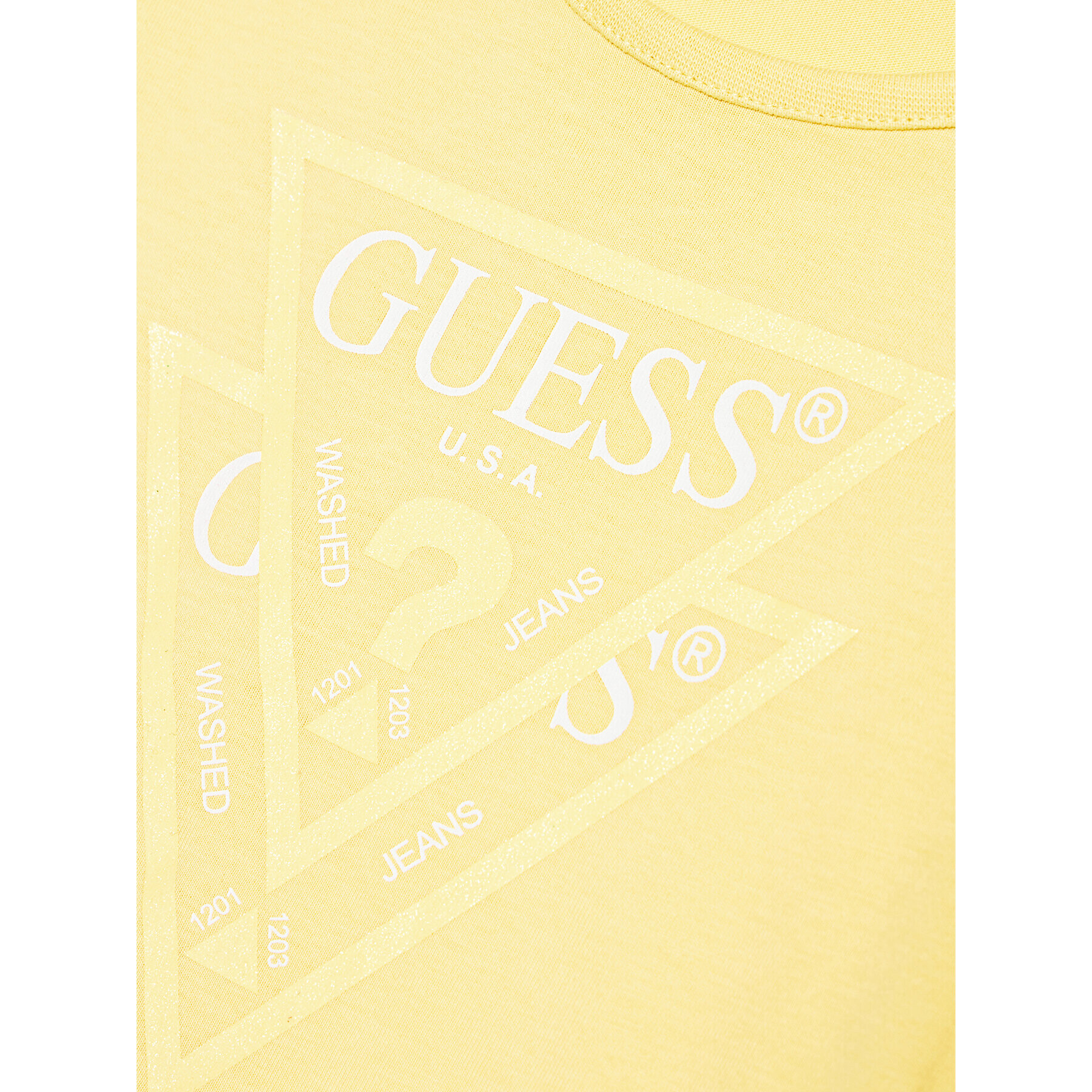 Guess Rochie de zi J92K57 K82F0 Galben Regular Fit - Pled.ro