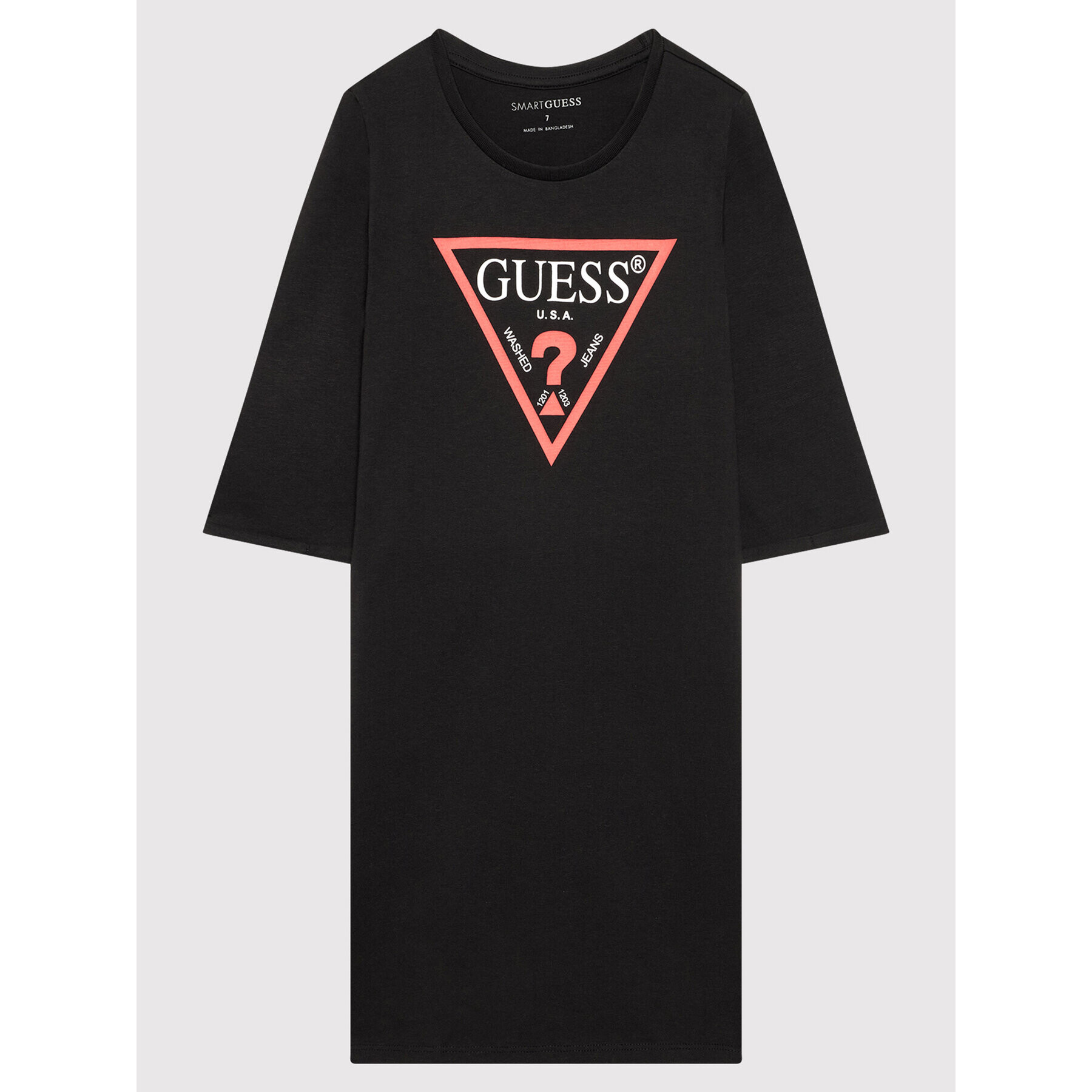 Guess Rochie de zi J93K51 KAUD0 Negru Regular Fit - Pled.ro