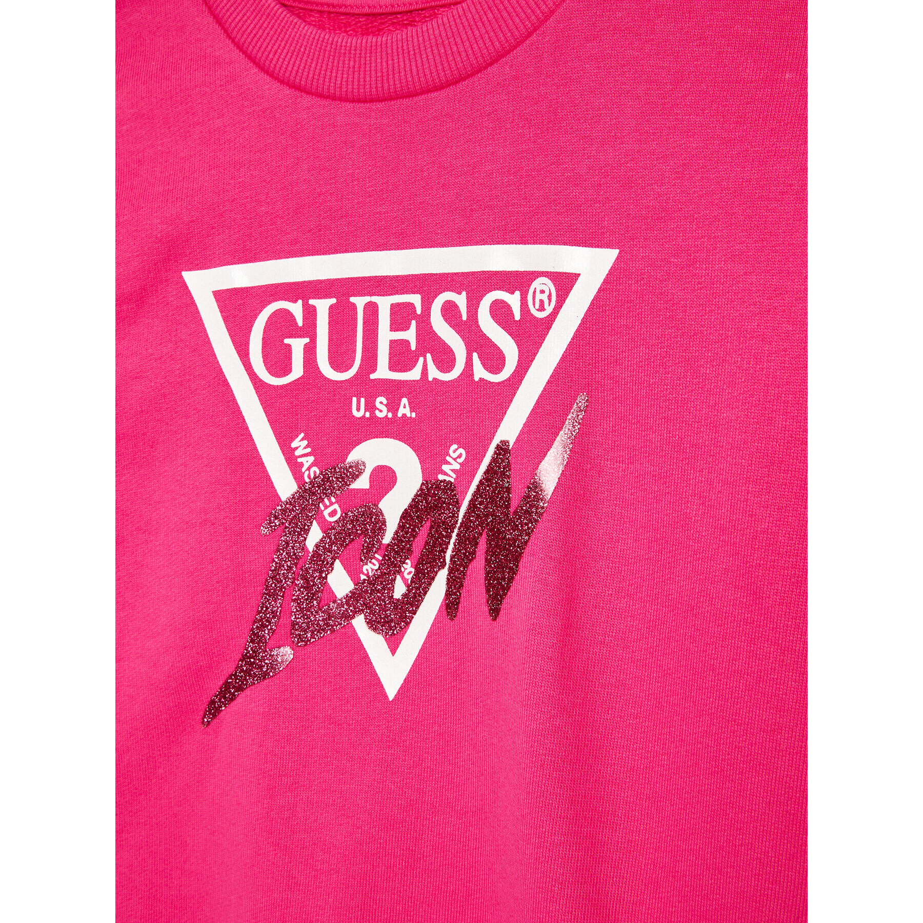 Guess Rochie de zi K3YK03 KA6R3 Roz Regular Fit - Pled.ro