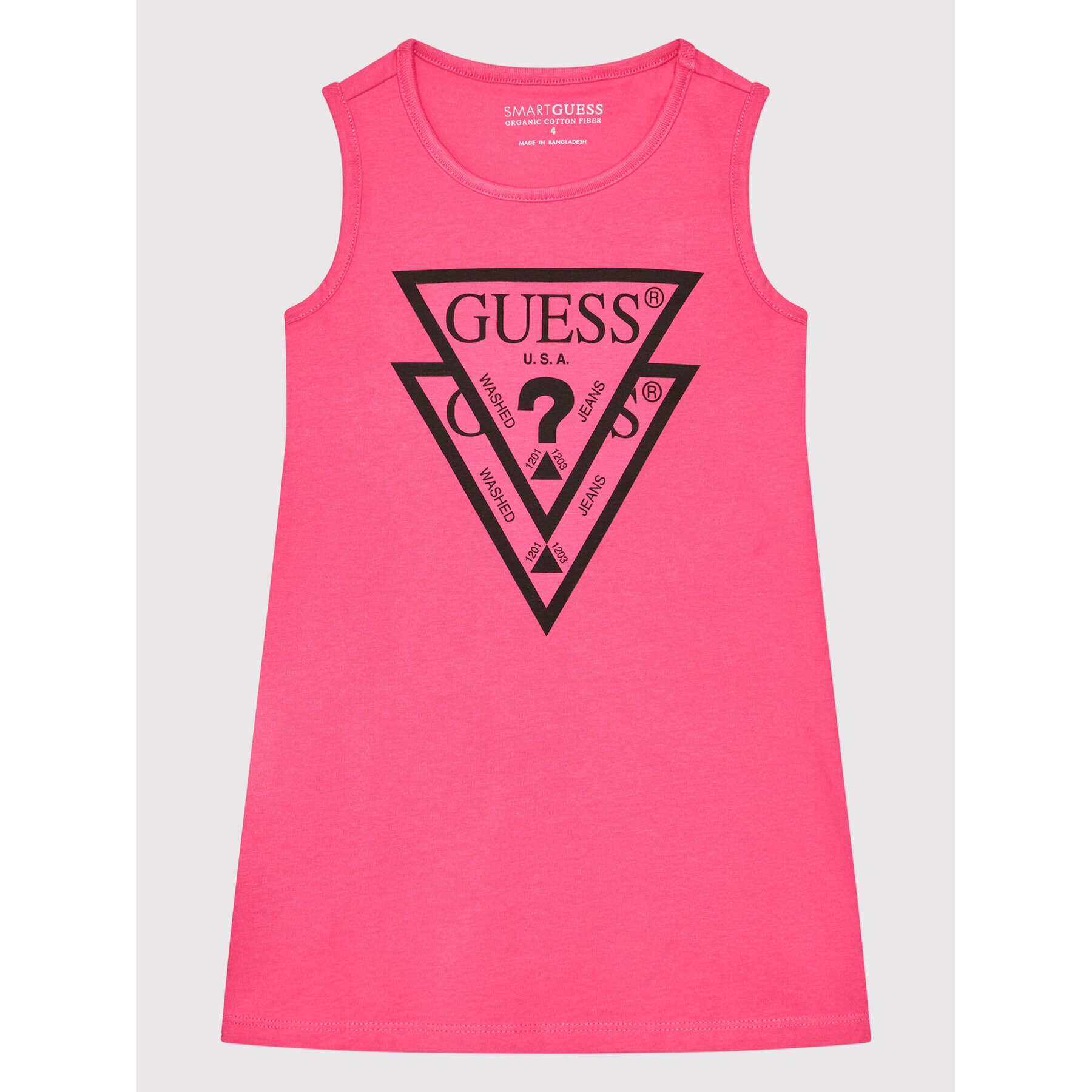 Guess Rochie de zi K92K31 KAUD0 Roz Regular Fit - Pled.ro