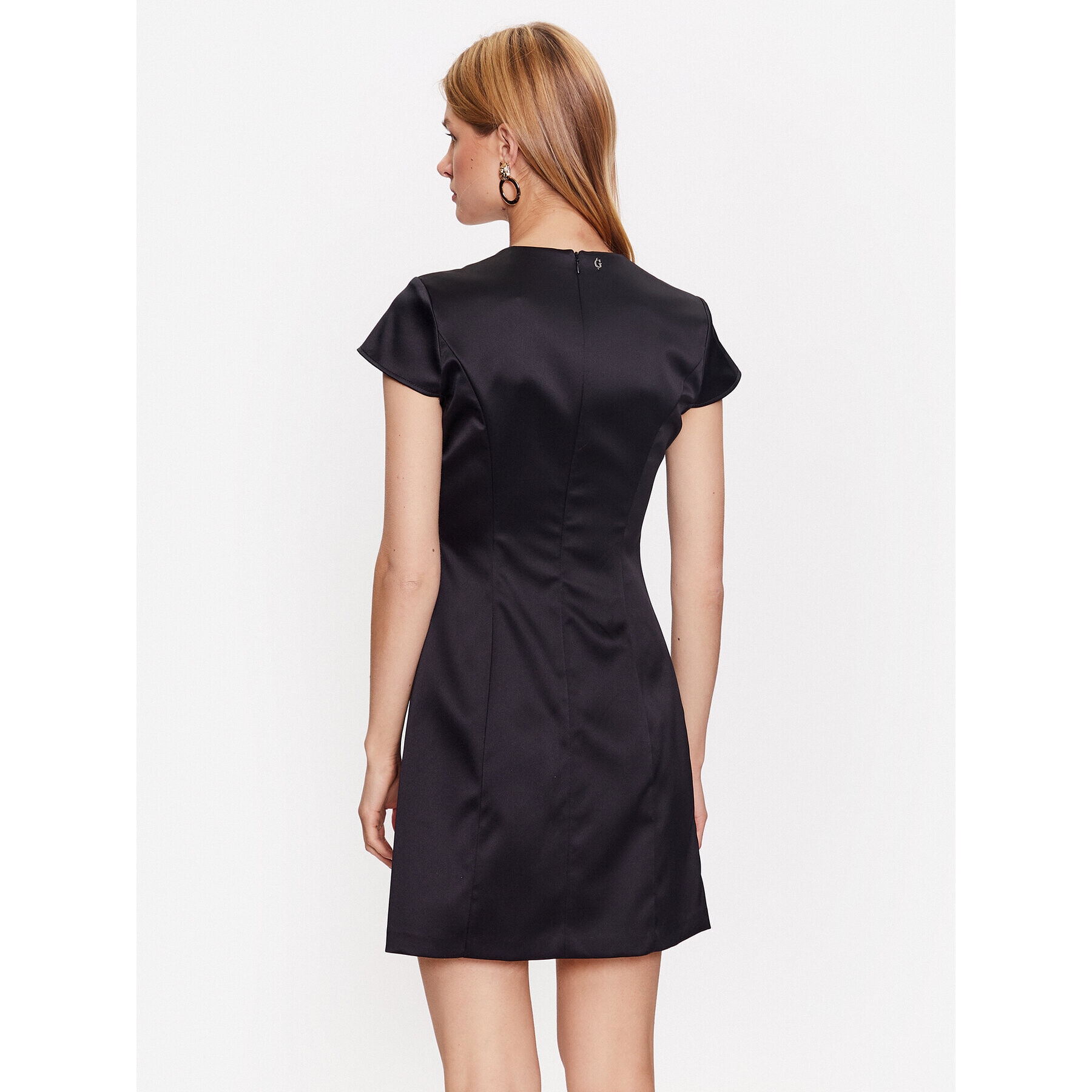 Guess Rochie de zi Luna W3YK38 WFJ02 Negru Regular Fit - Pled.ro