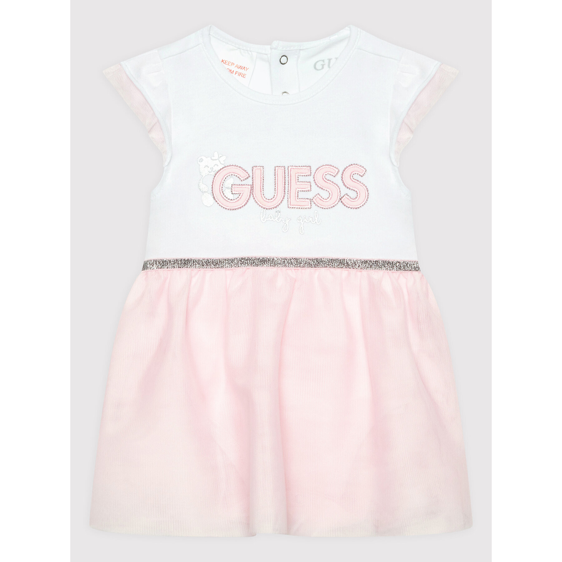 Guess Rochie de zi S2RG08 J1300 Roz Regular Fit - Pled.ro